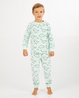Pyjama vert pâle à imprimé - fleece - Kidz Nation