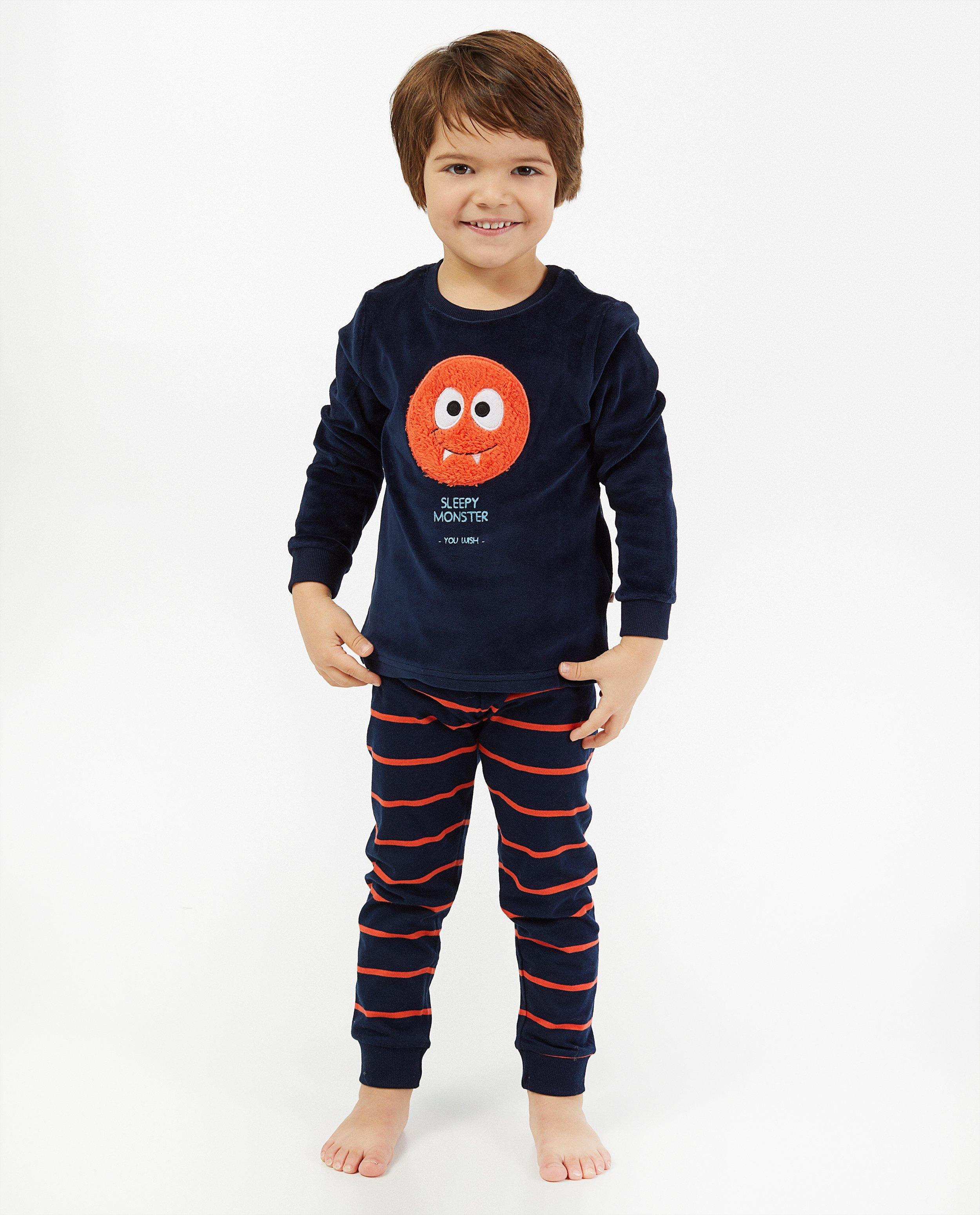 Pyjama bleu, 2 pièces - « sleepy monster » - Kidz Nation