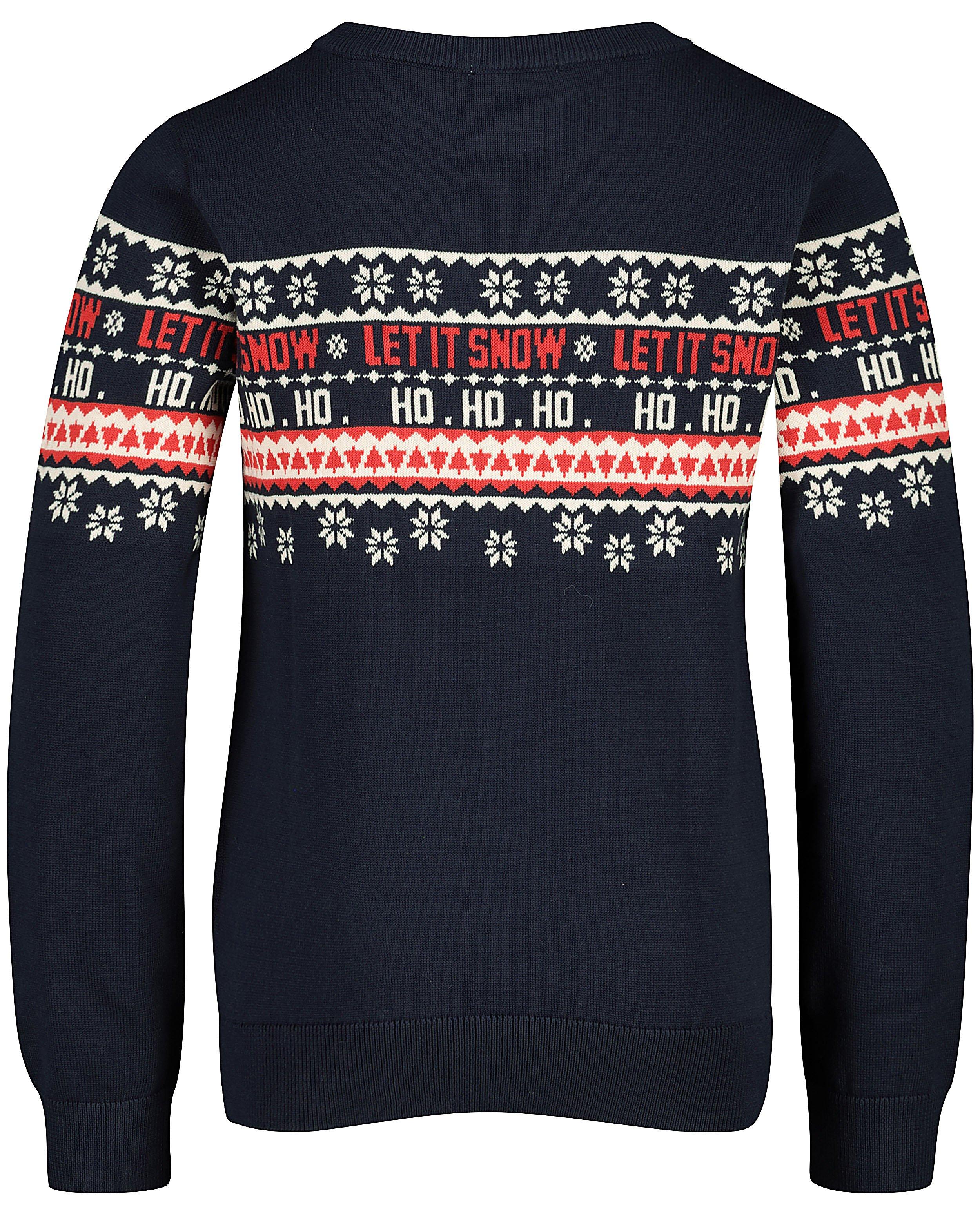 Pulls - Blauwe kersttrui, 7-14 jaar