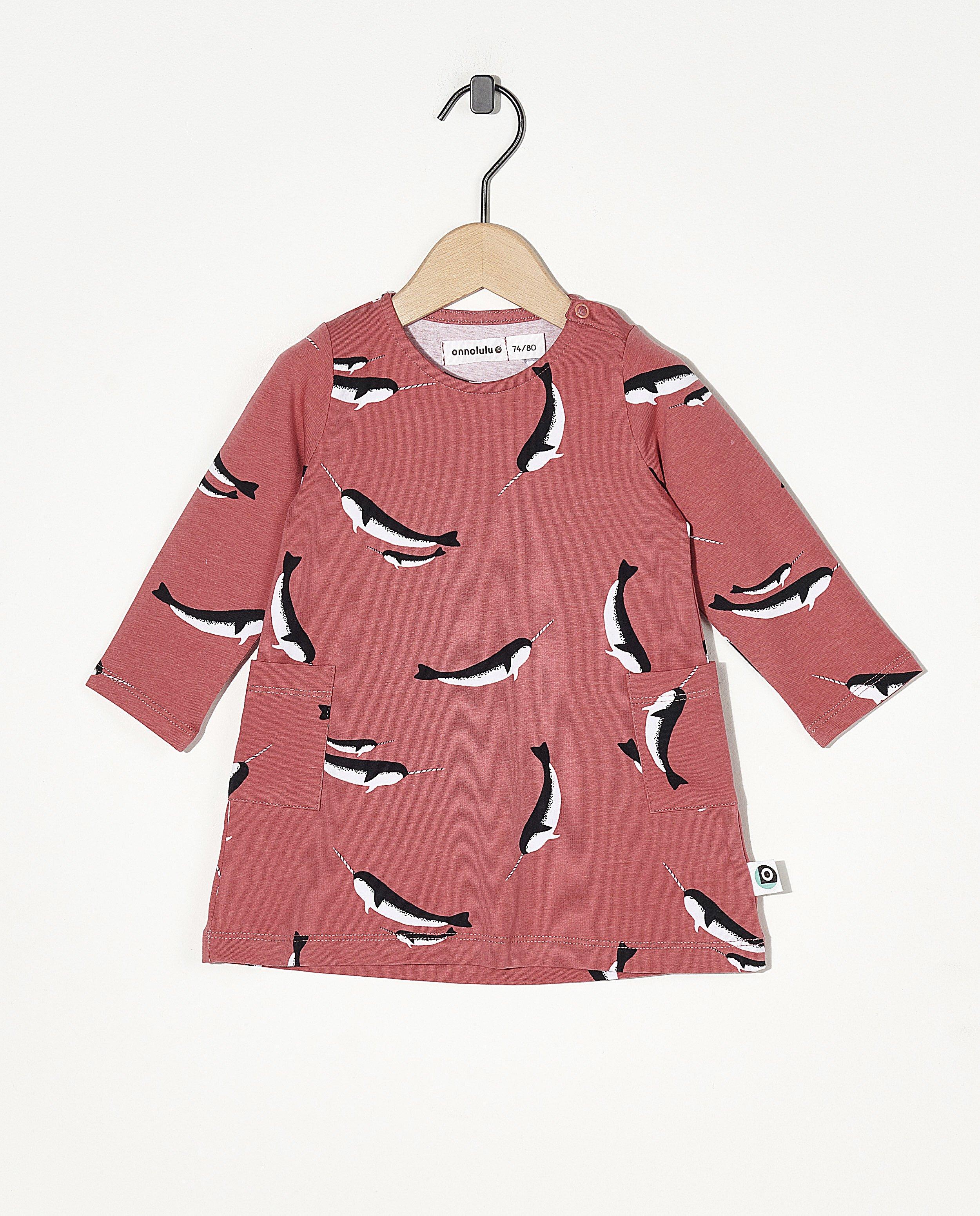 Robe rose avec imprimé Onnolulu - Imprimé intégral - Onnolulu