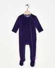Pyjama bleu Onnolulu - en velours - Onnolulu