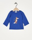 T-shirt à manches longues renard bleu Froy & Dind - avec imprimé - Froy en Dind