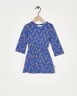 Blauwe jurk met print Froy en Dind - allover - Froy en Dind