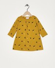 Gele jurk met print Froy en Dind - allover - Froy en Dind