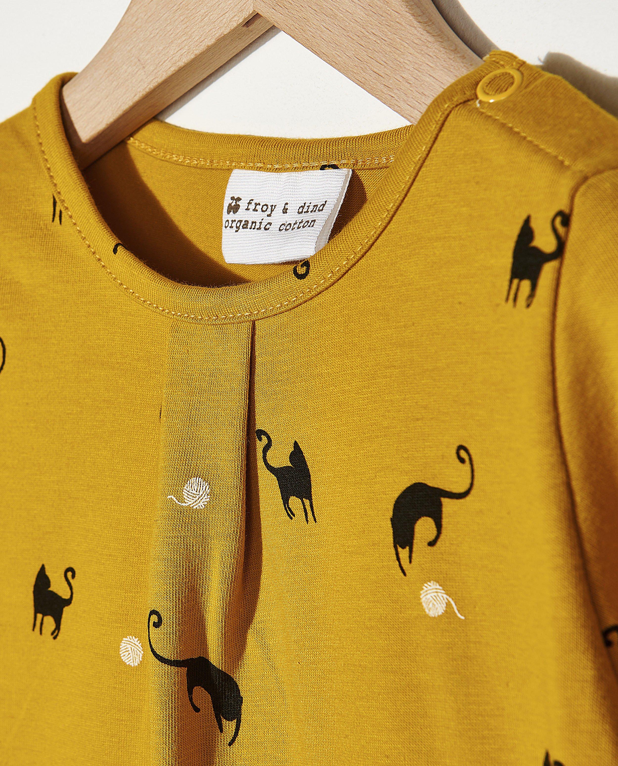 Gele jurk met print Froy en Dind allover Froy en Dind JBC België