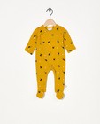 Gele pyjama Froy en Dind - met allover print - Froy en Dind