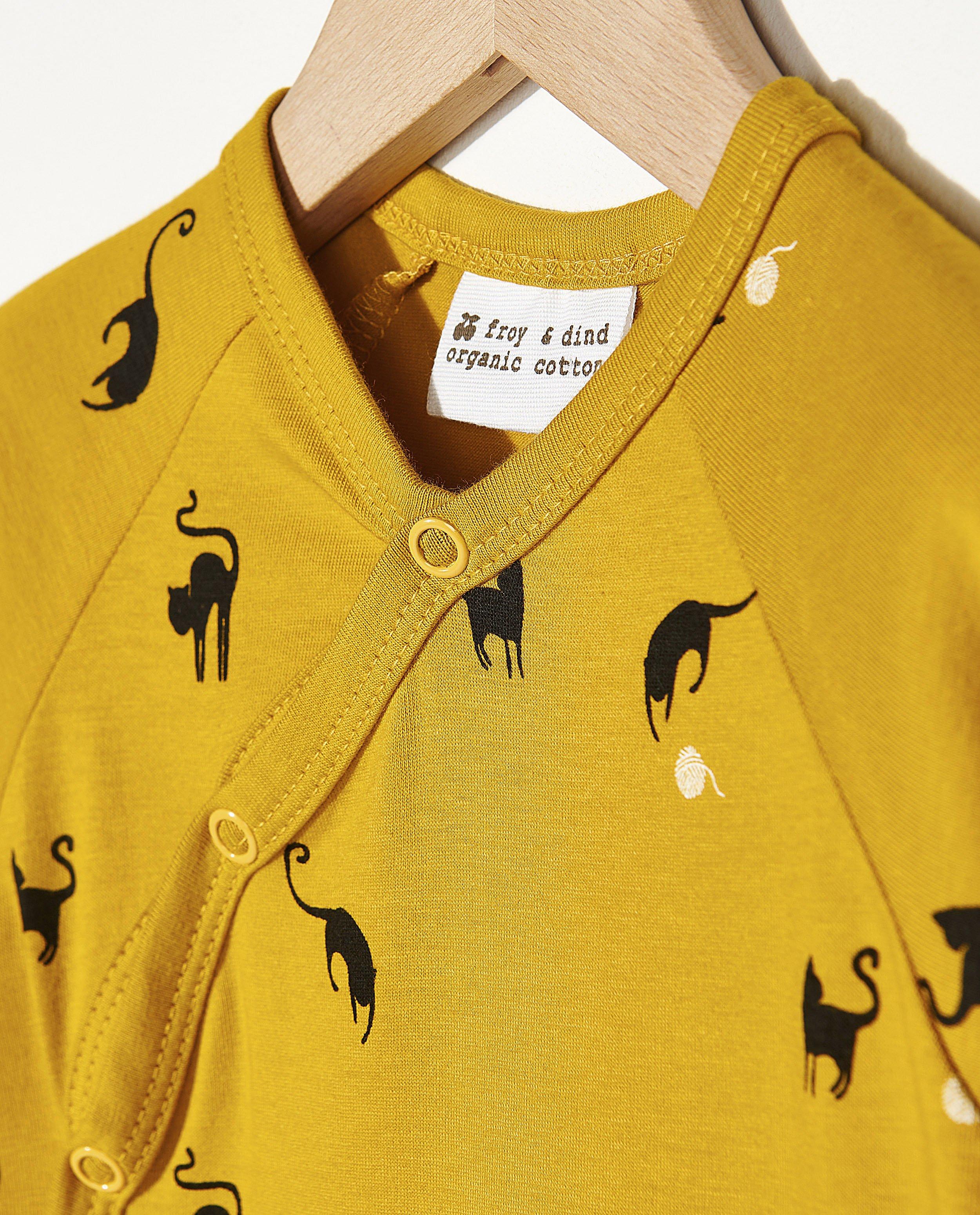 Nachtkleding - Gele pyjama Froy en Dind