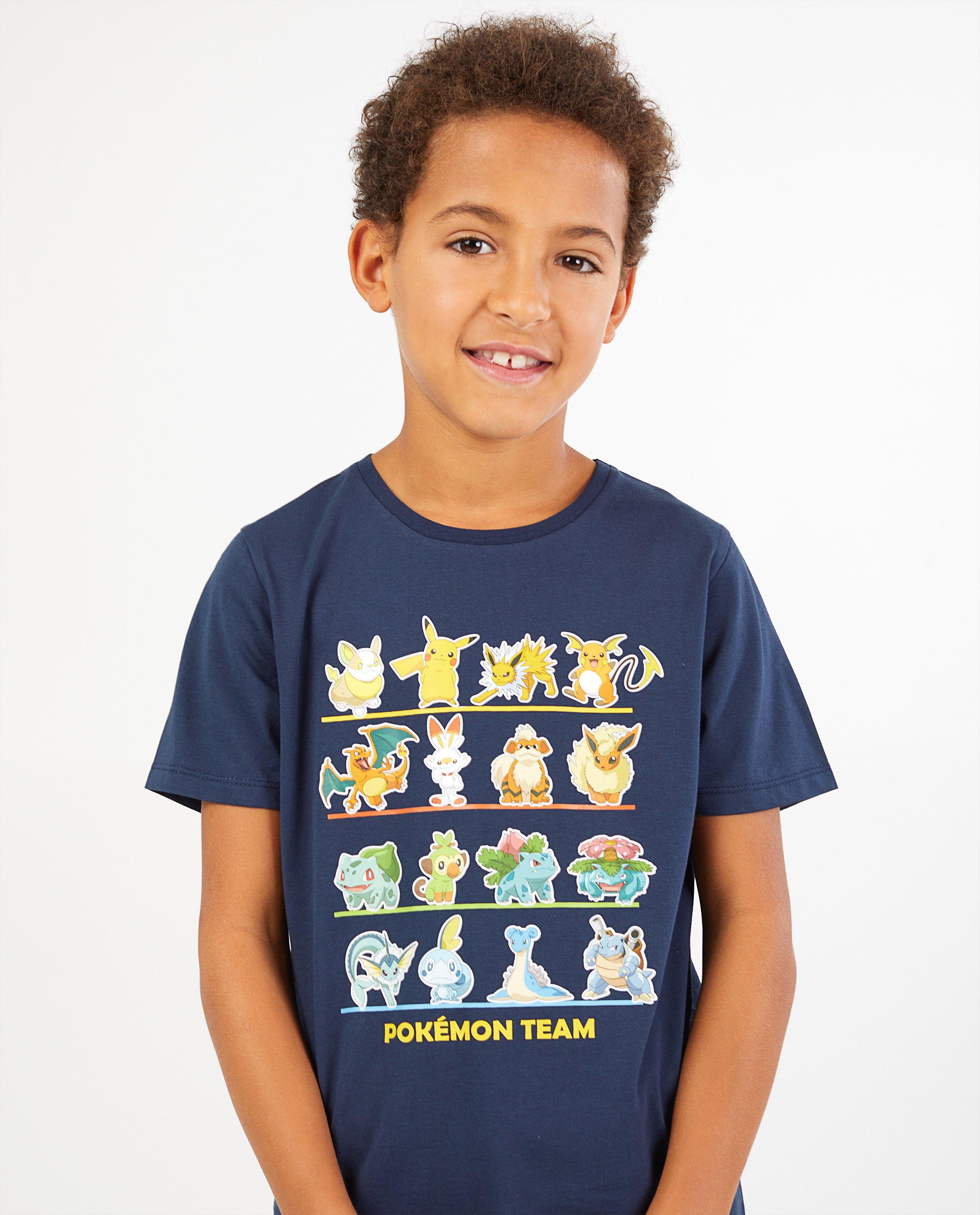 Blauw T-shirt met print Pok&eacute;mon - Product Detail - donkerblauw - afbeelding nummer 2