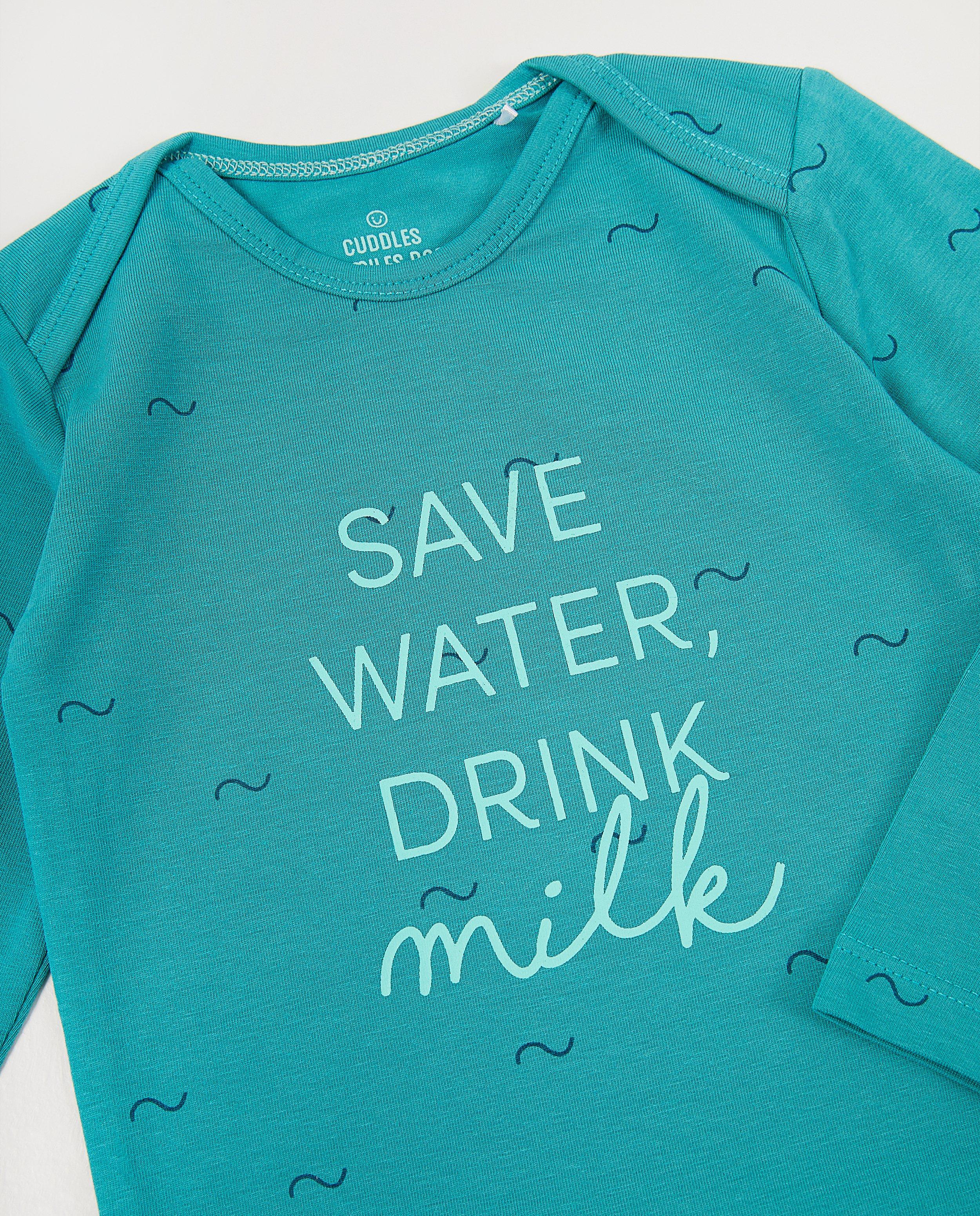 Onesies - Witte romper met opschrift