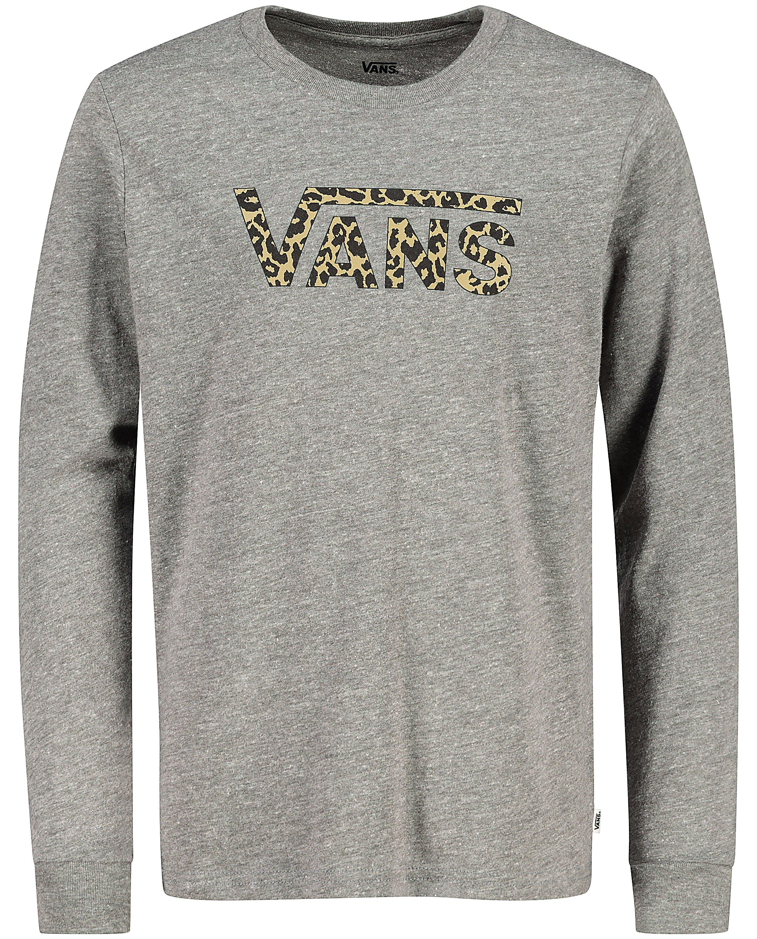 Grijze longsleeve met opschrift Vans - gemêleerd - Vans
