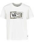 Wit T-shirt met opschrift Vans - op de borst - Vans