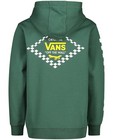 Sweaters - Groene hoodie met print Vans