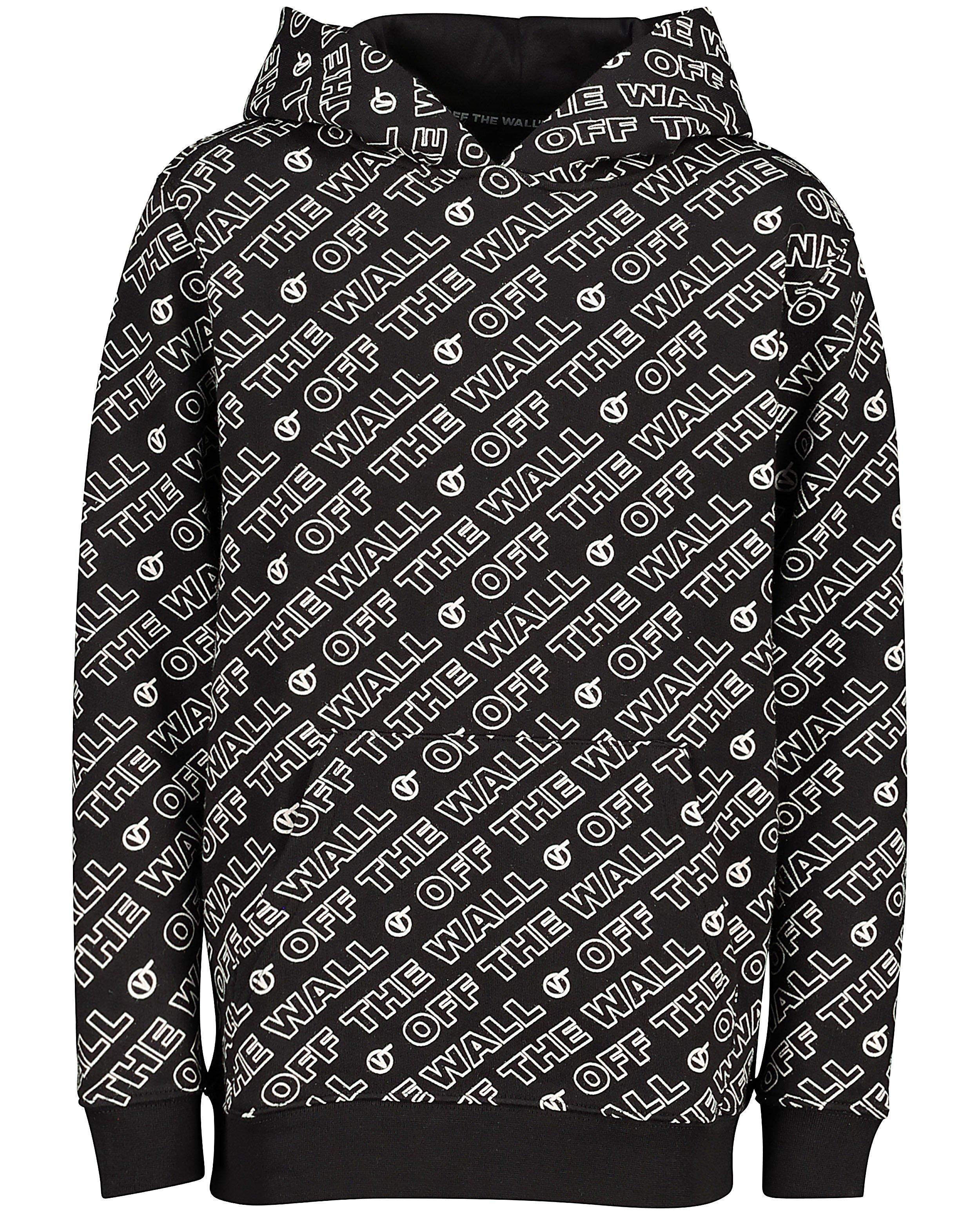 Hoodie noir à inscription Vans - sur toute la surface - Vans