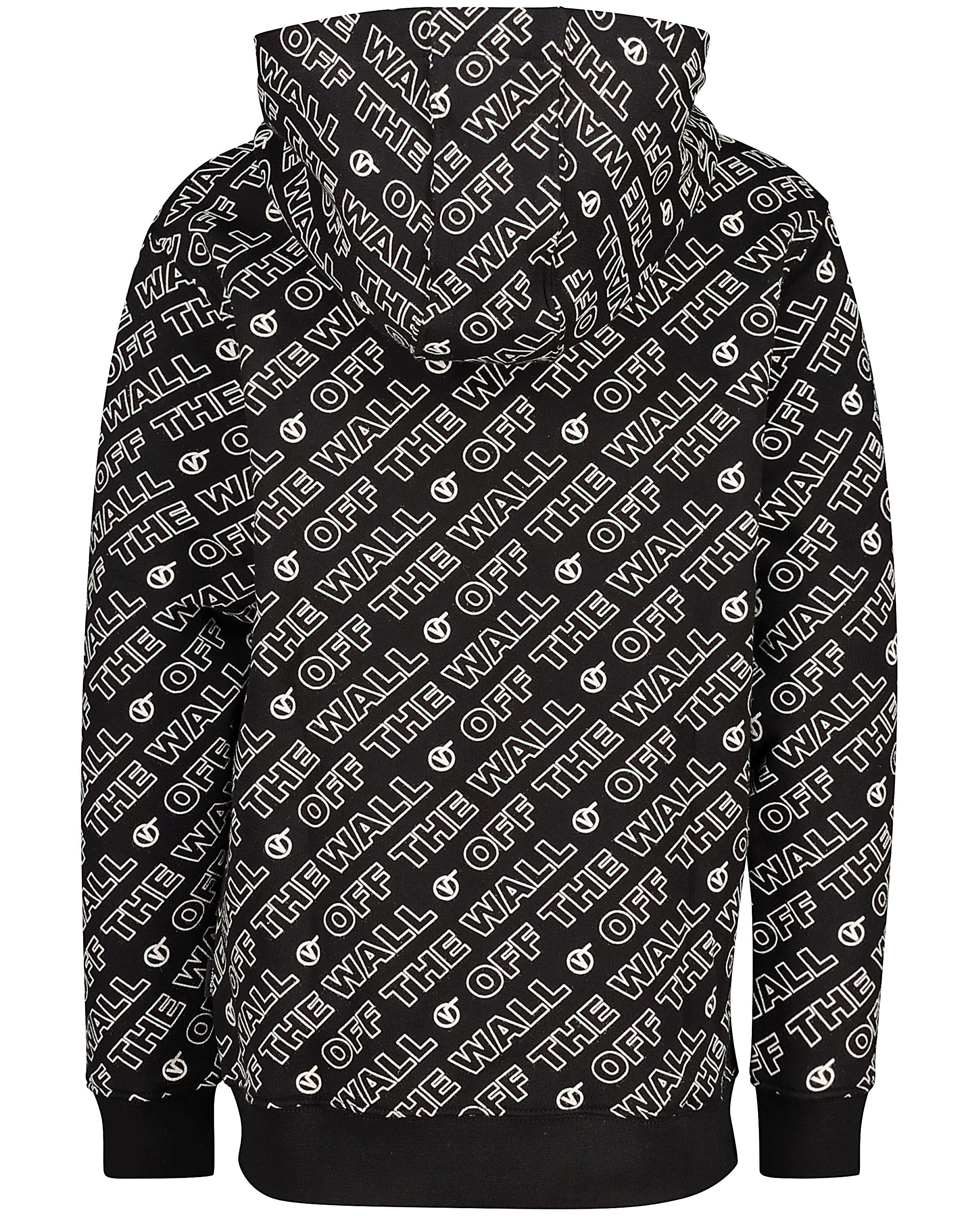 Sweats - Zwarte hoodie met opschrift Vans