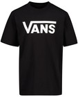 Zwart T-shirt met opschrift Vans - logo T-shirt - Vans