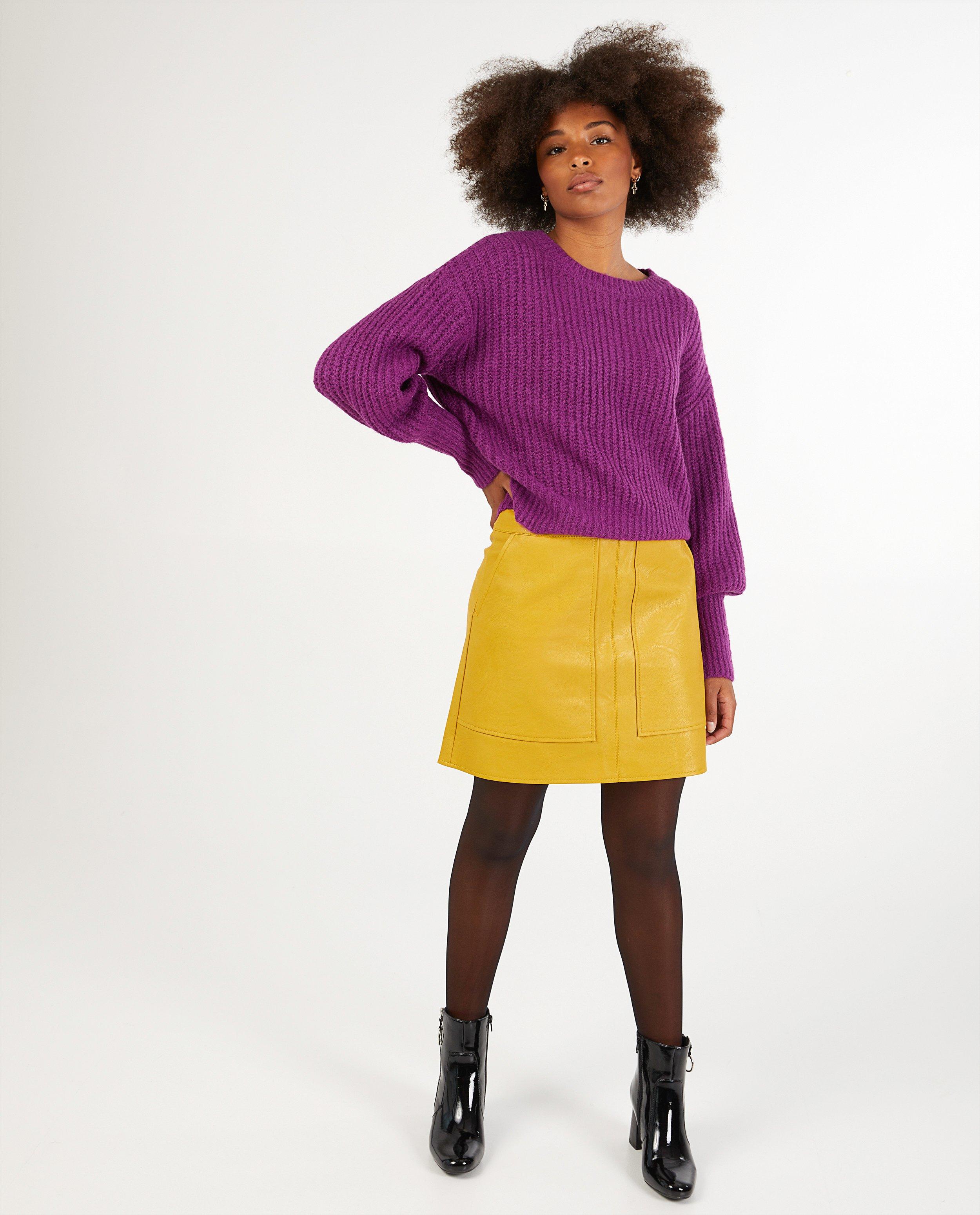 Pull mauve Karen Damen - en fin tricot - Karen Damen
