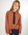 Hemden - Bruin hemd met stropdas