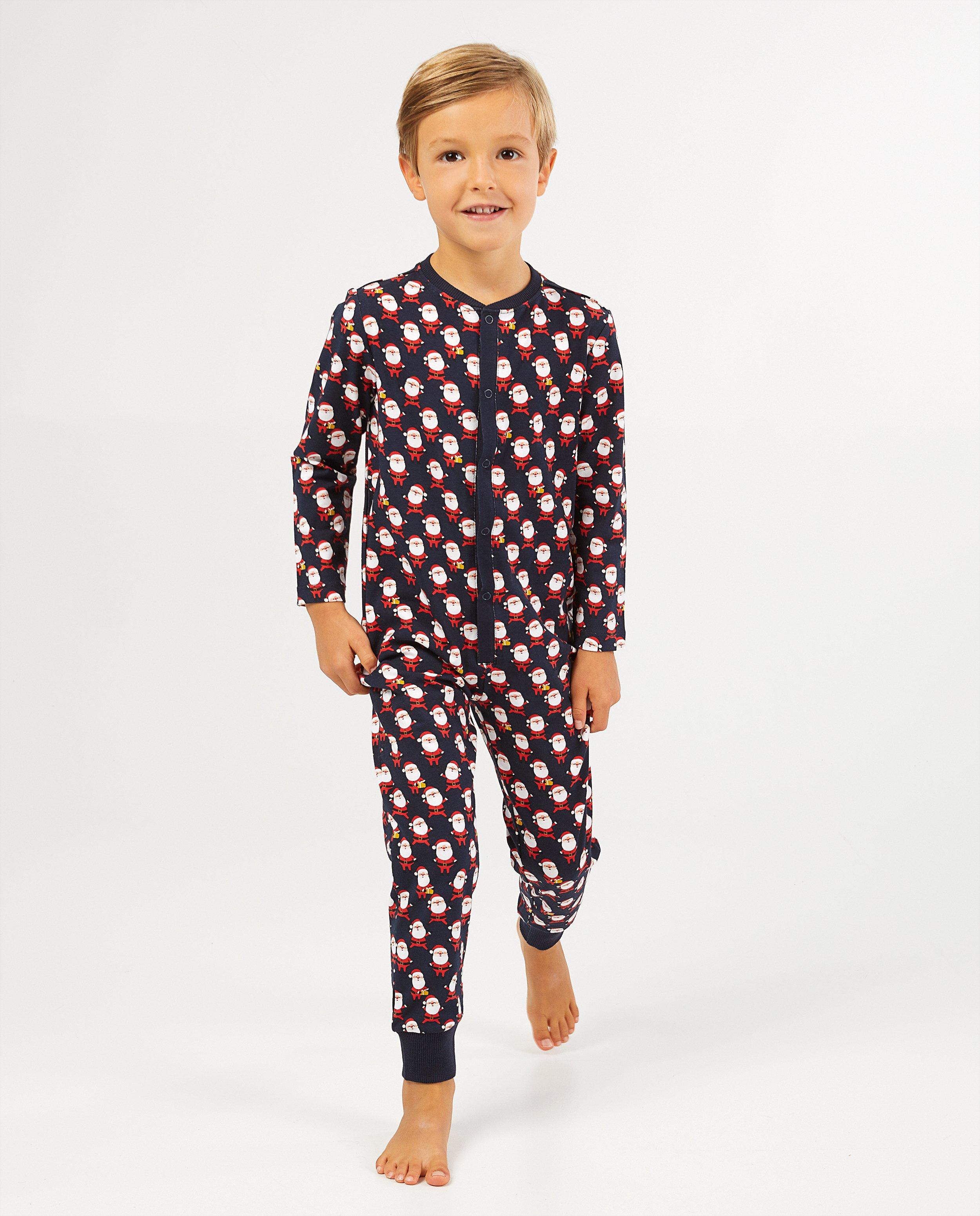 Blauwe onesie met print, 3-7 jaar - #familystoriesJBC - Familystories