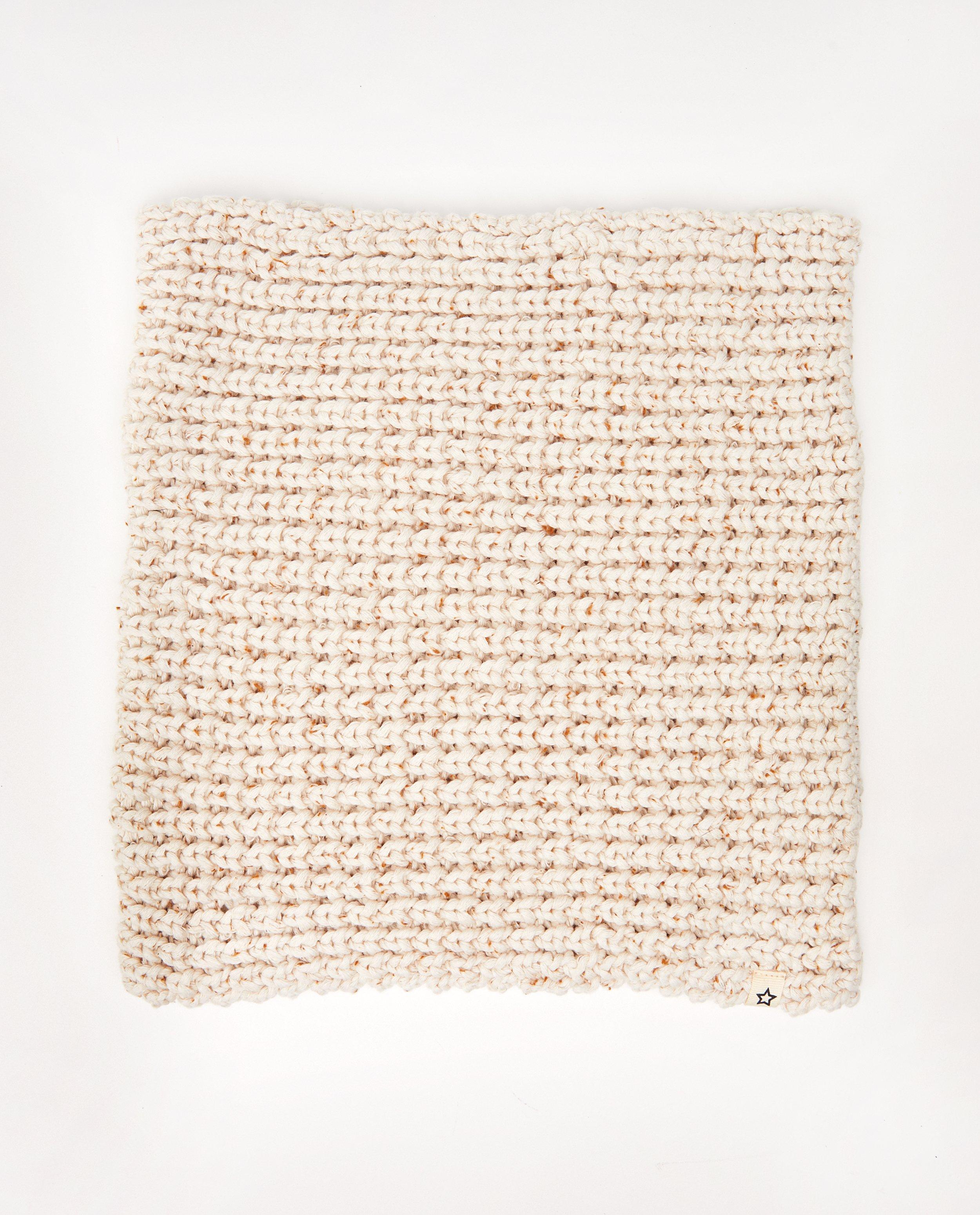 Offwhite colsjaal Your Wishes, 1-4 M - met beige spikkels - Your Wishes