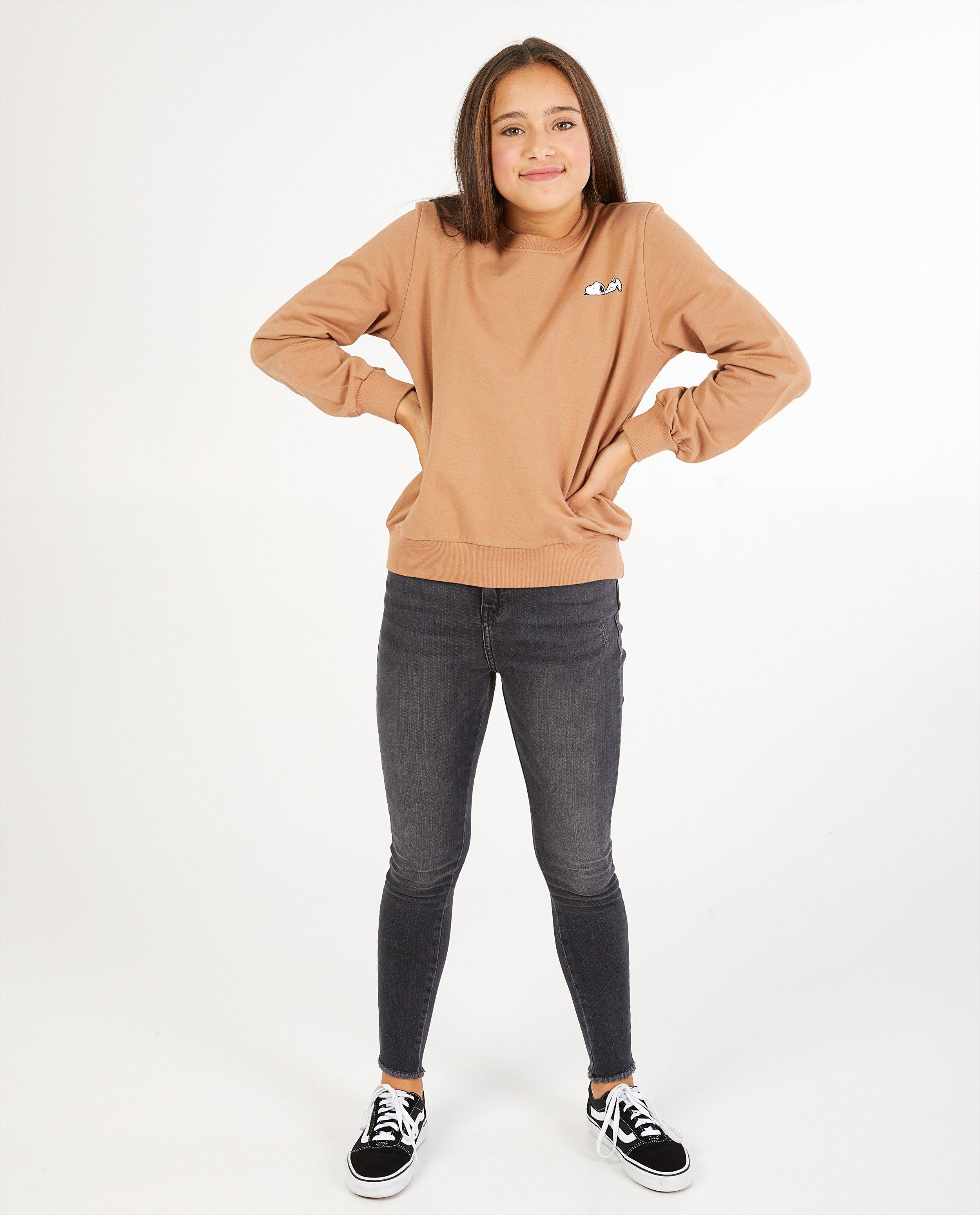 Zwarte skinny met rafels - destroyed - Groggy