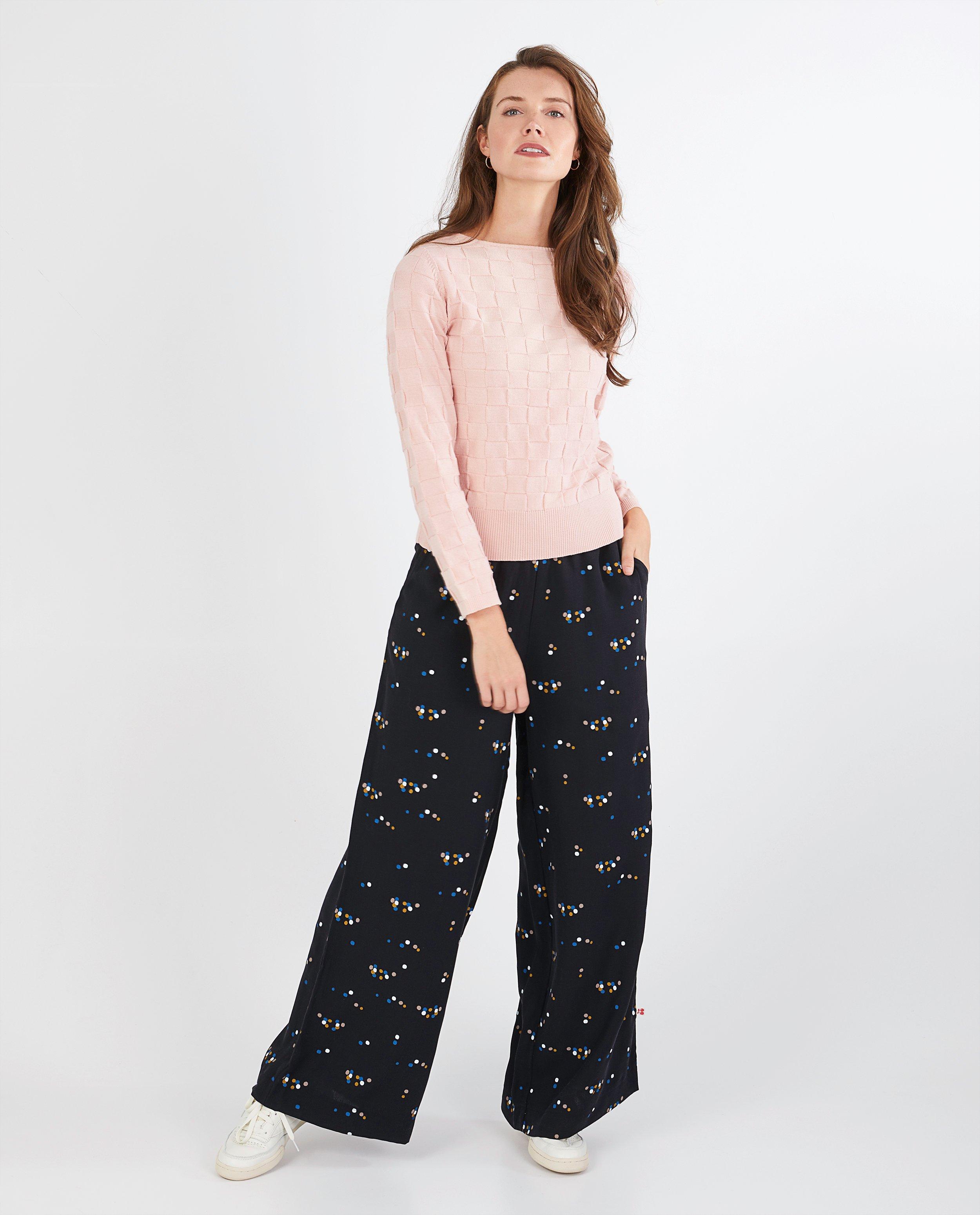 Pantalon à pois Froy & Dind - noir - Froy en Dind