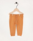 Pantalon molletonné beige en coton bio - 2 pour 14,95 € - Cuddles and Smiles