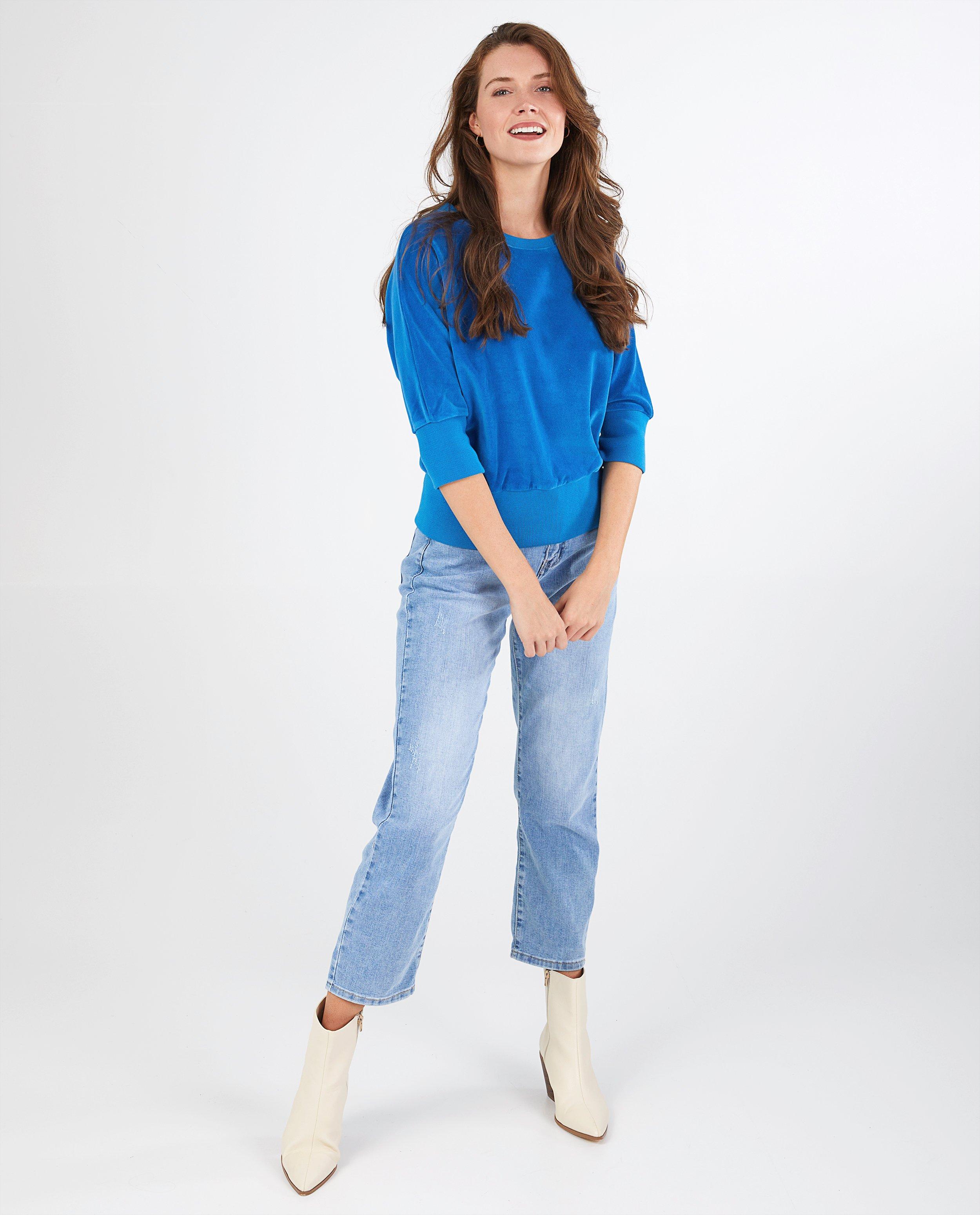 Blauwe sweater Froy en Dind - milieuvriendelijk - Froy en Dind