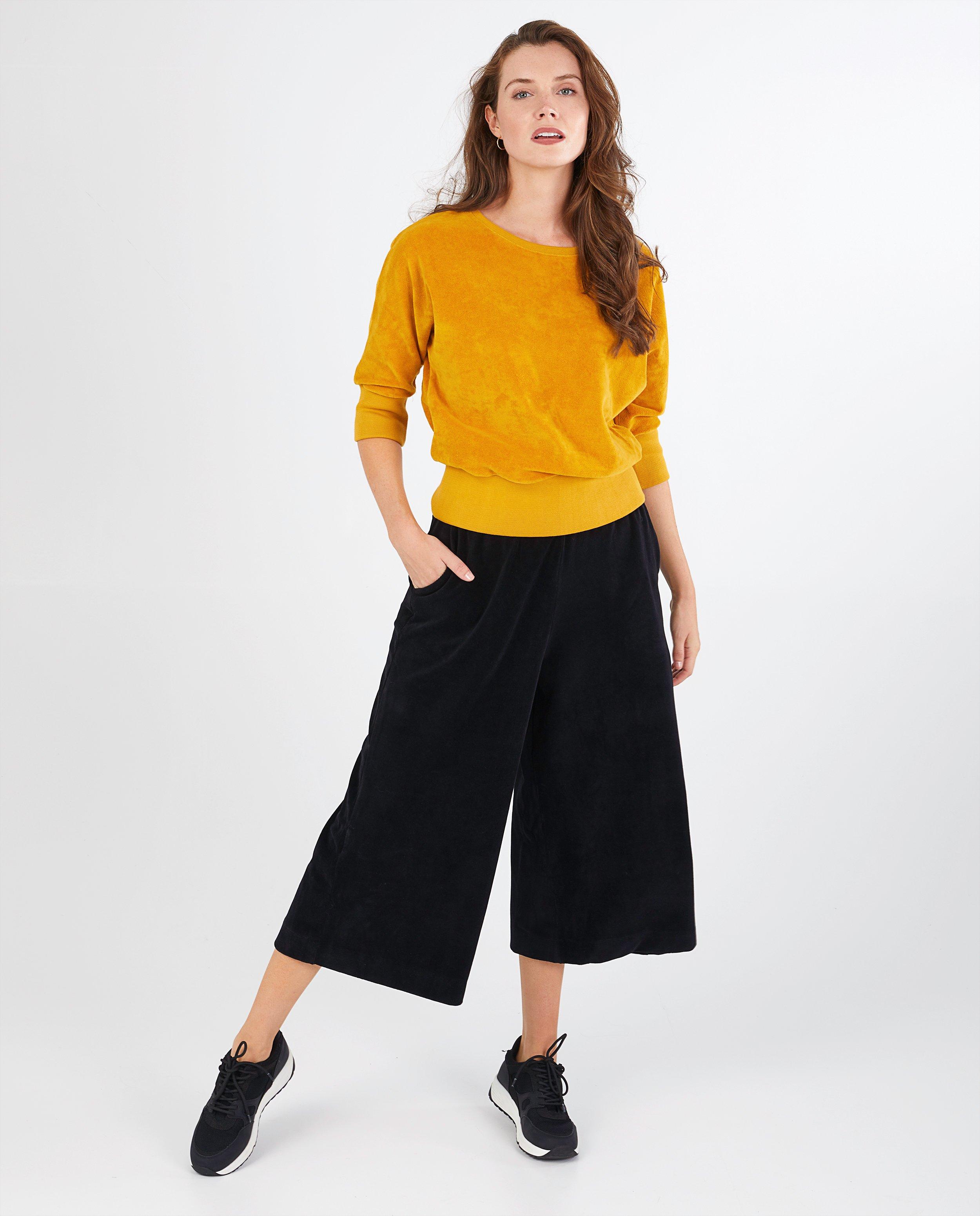 Okergele sweater Froy en Dind - milieuvriendelijk - Froy en Dind