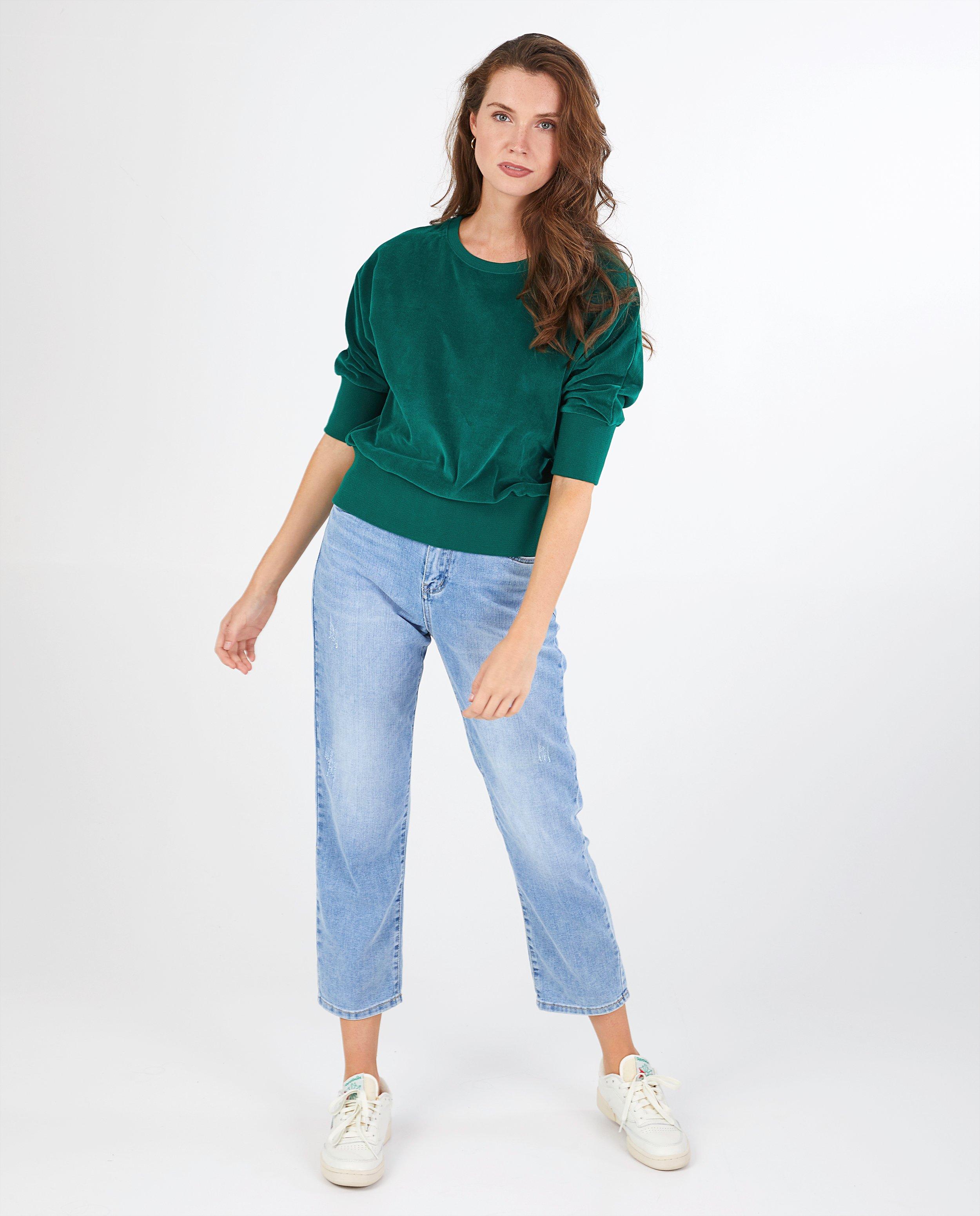 Donkergroene sweater Froy en Dind - milieuvriendelijk - Froy en Dind
