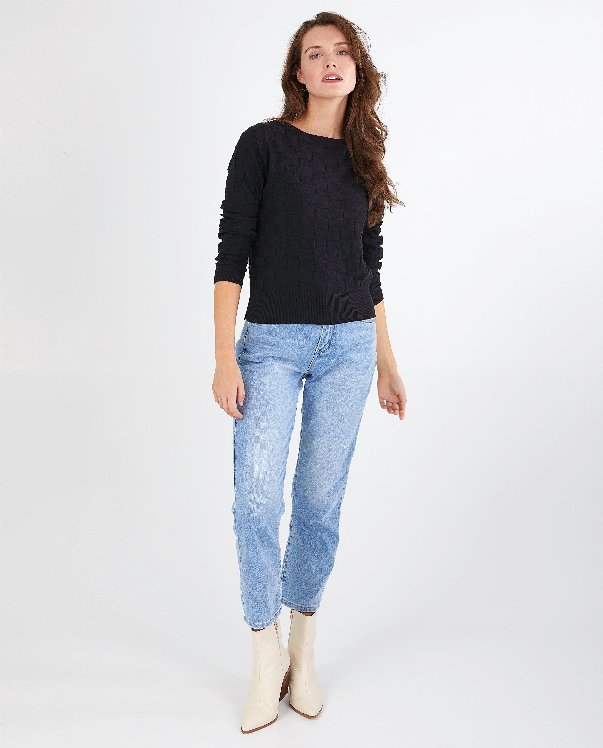 Pull noir Froy & Dind - fin tricot - Froy en Dind