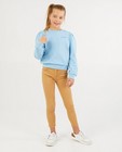 Blauwe sweater BESTies - met gefronste schouders - Besties