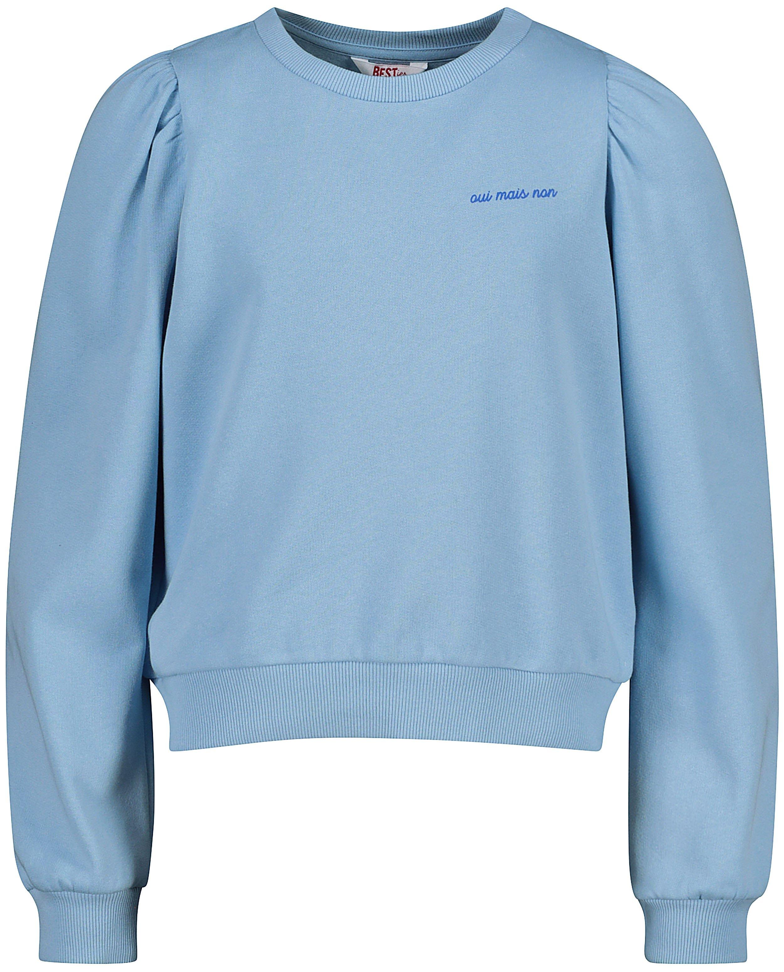 Sweaters - Blauwe sweater BESTies
