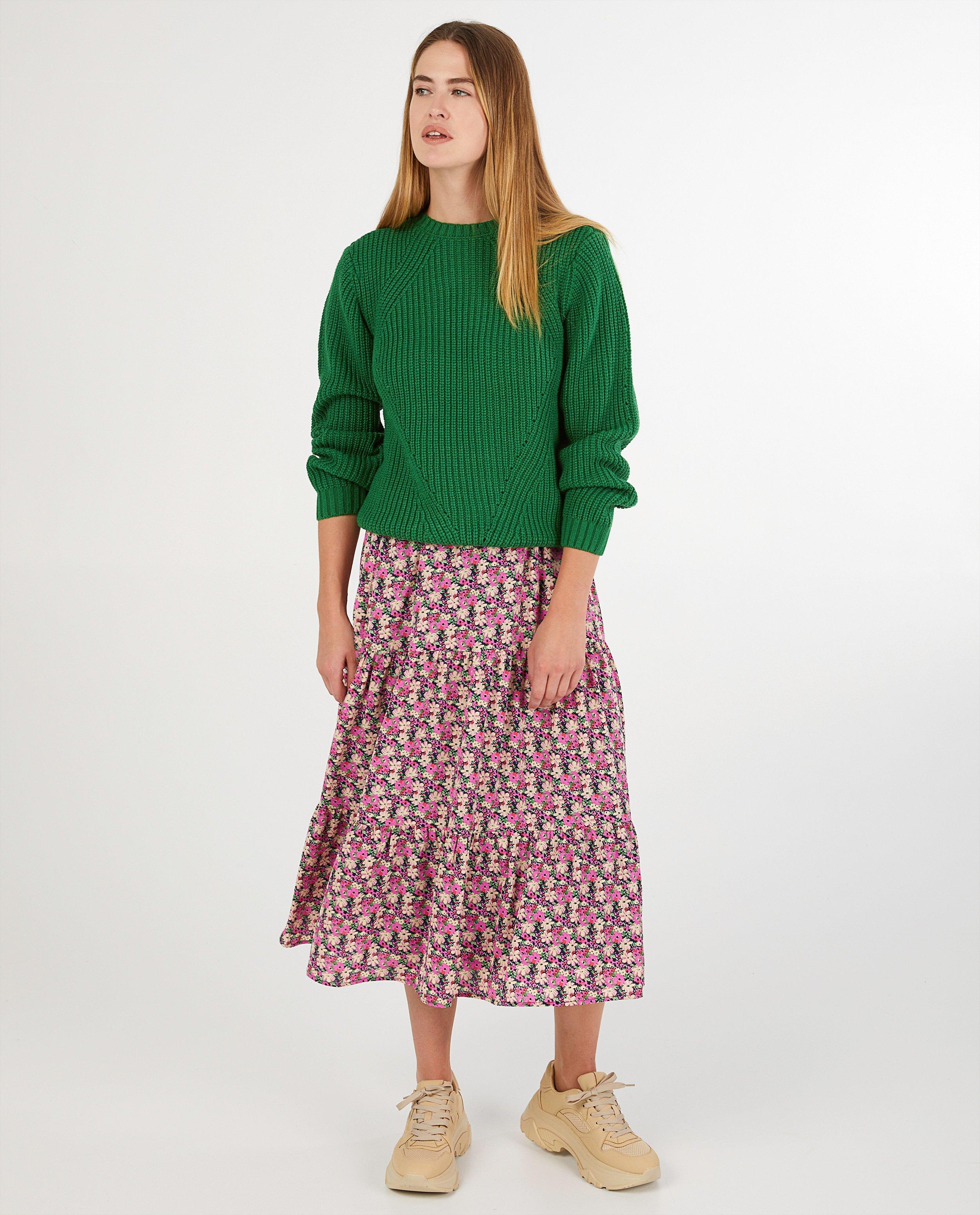 Pull vert foncé Sora - en tricot - Sora