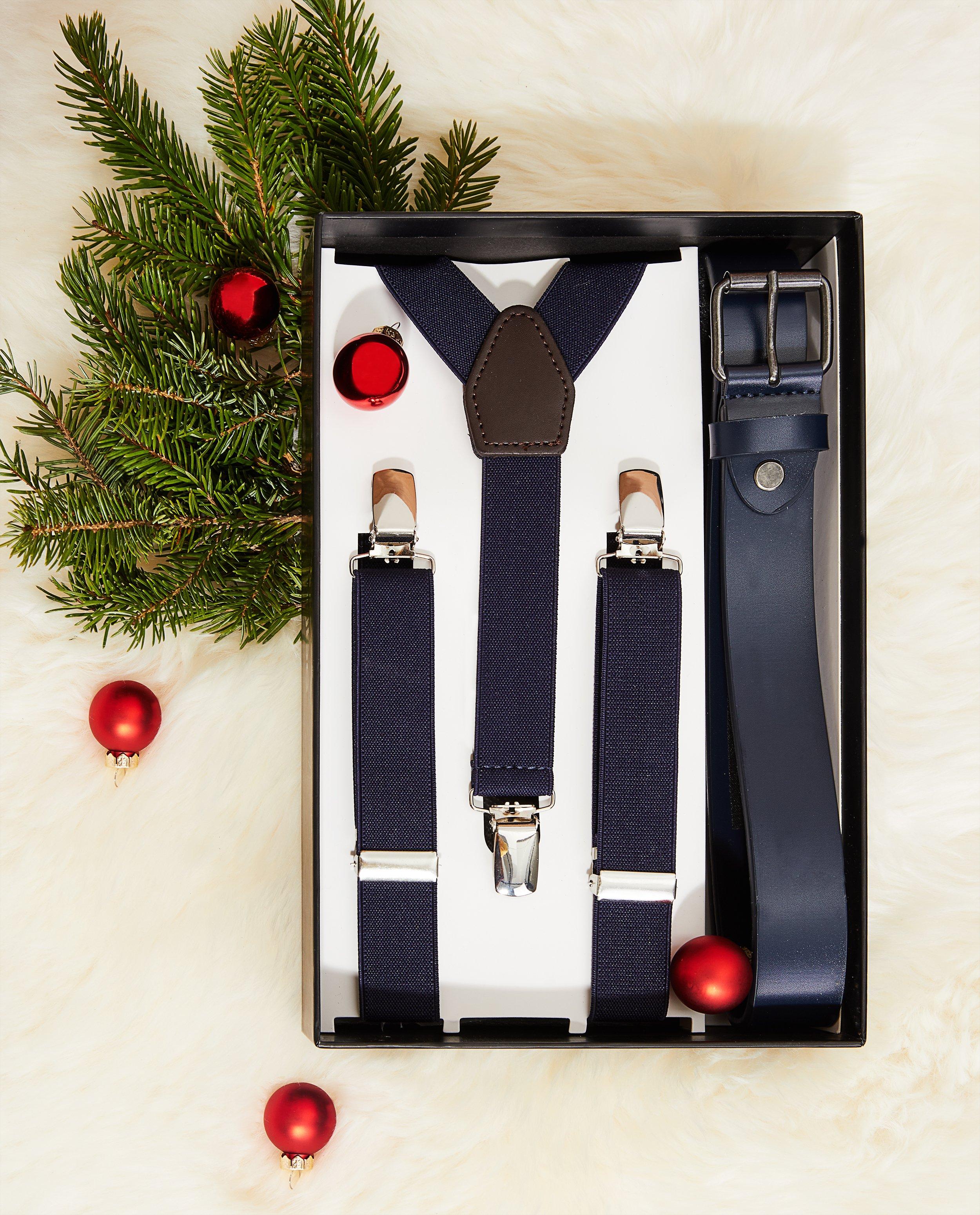 Ensemble&nbsp;: ceinture + bretelles, 2-7 ans  - D&eacute;tails du produit - bleu fonc&eacute; - image num&eacute;ro 1