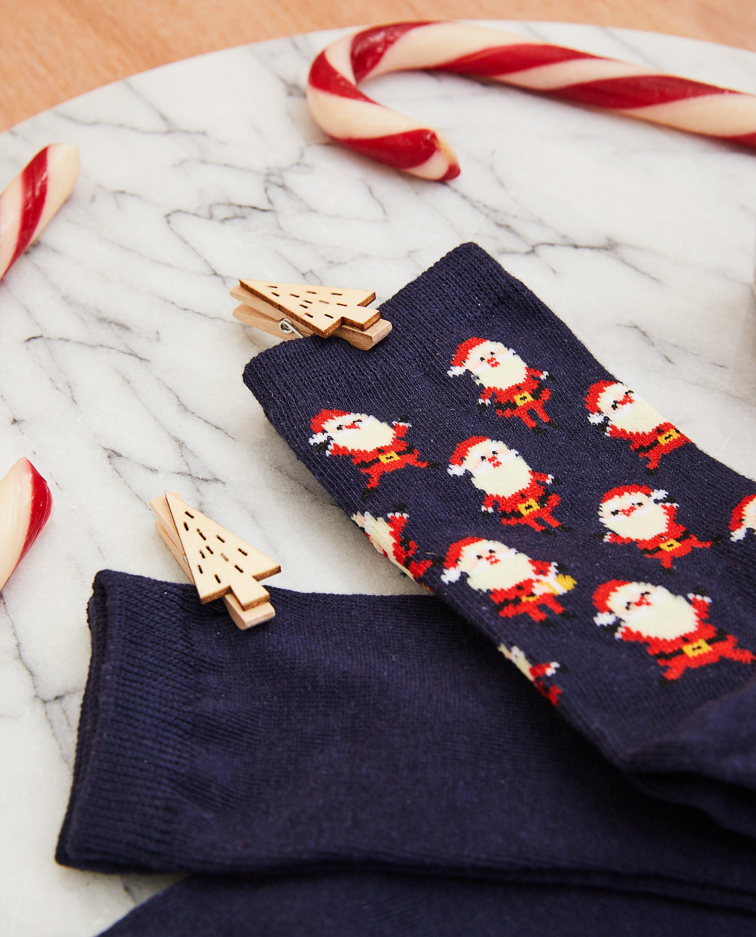 Chaussettes - 2 paar kerstkousen, maat 16-24