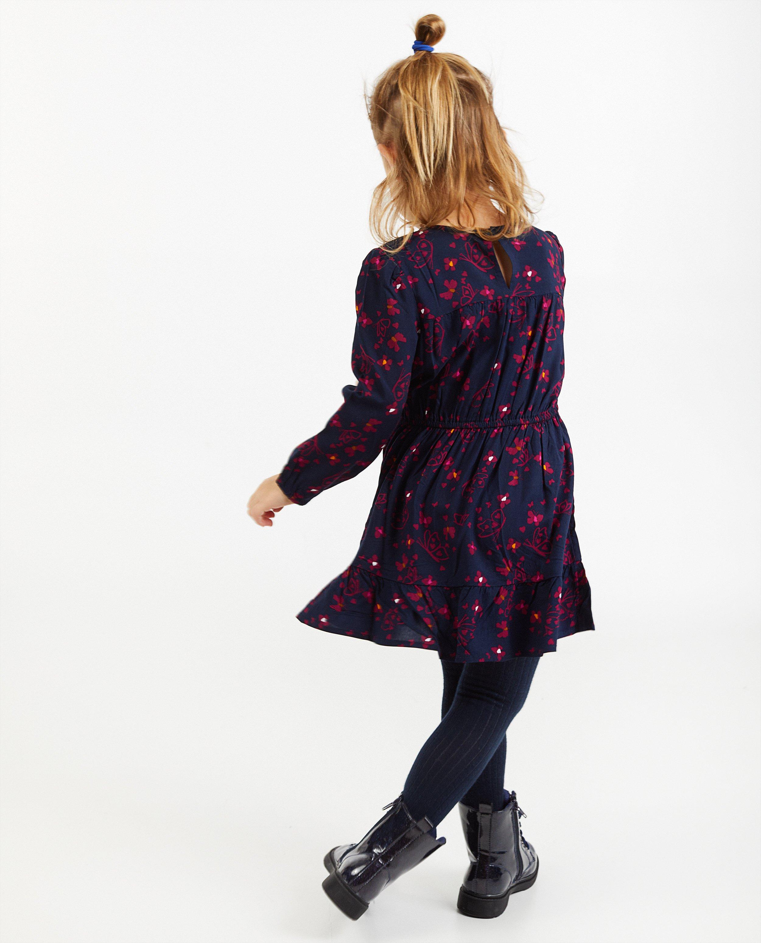 Blauwe jurk met print s.Oliver - Product Detail - donkerblauw - afbeelding nummer 1