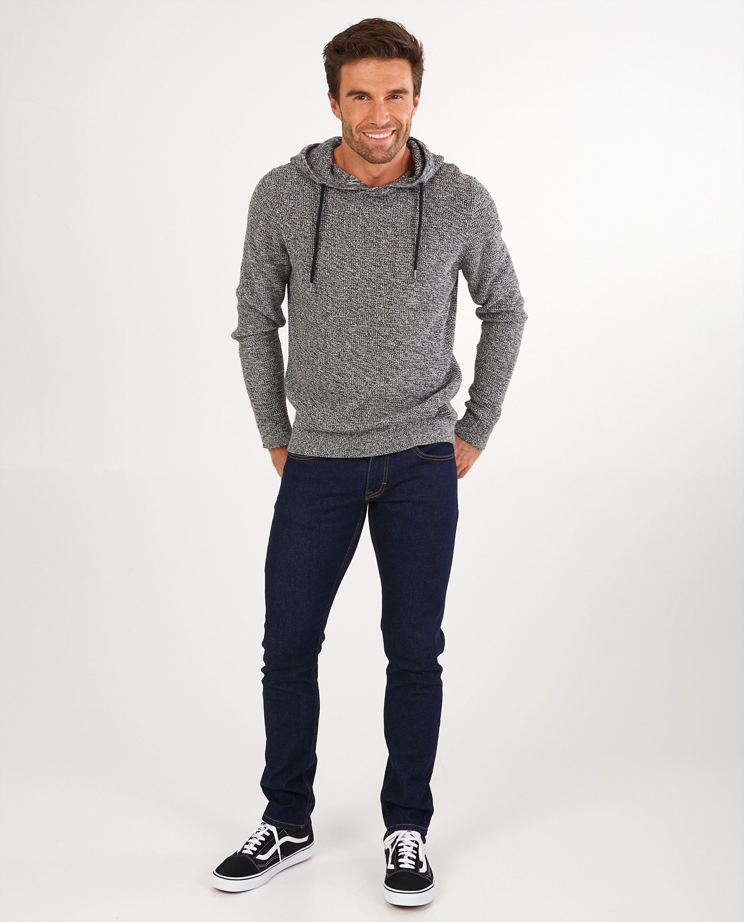 Pull gris foncé QS designed by - chiné - S. Oliver