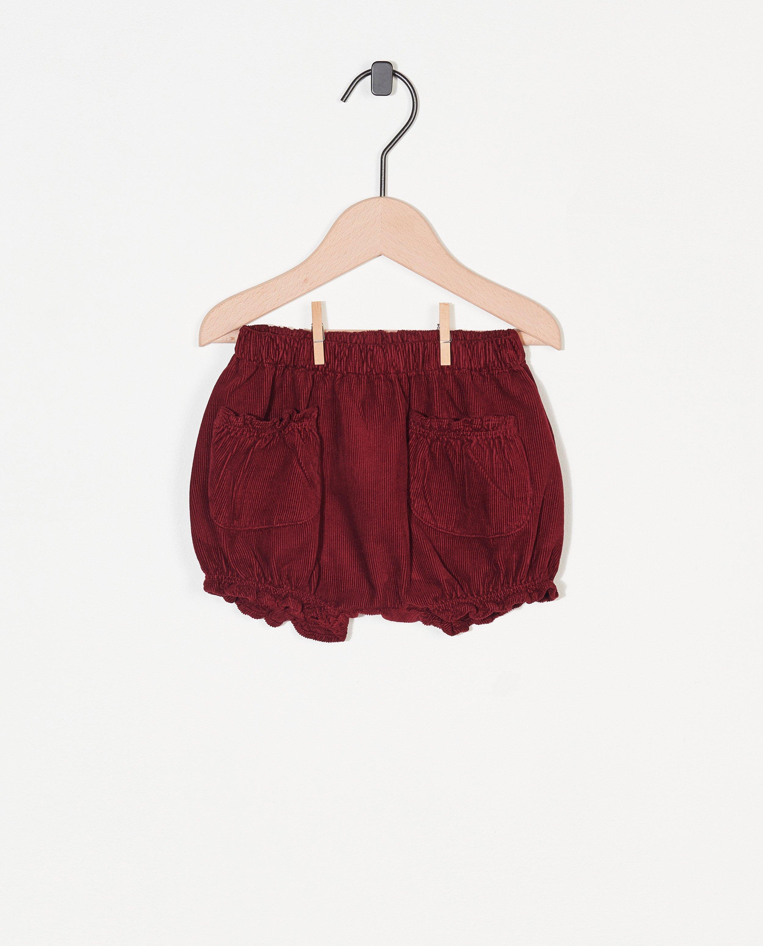 Pantalon en velours côtelé Enfants - bordeaux - Enfant
