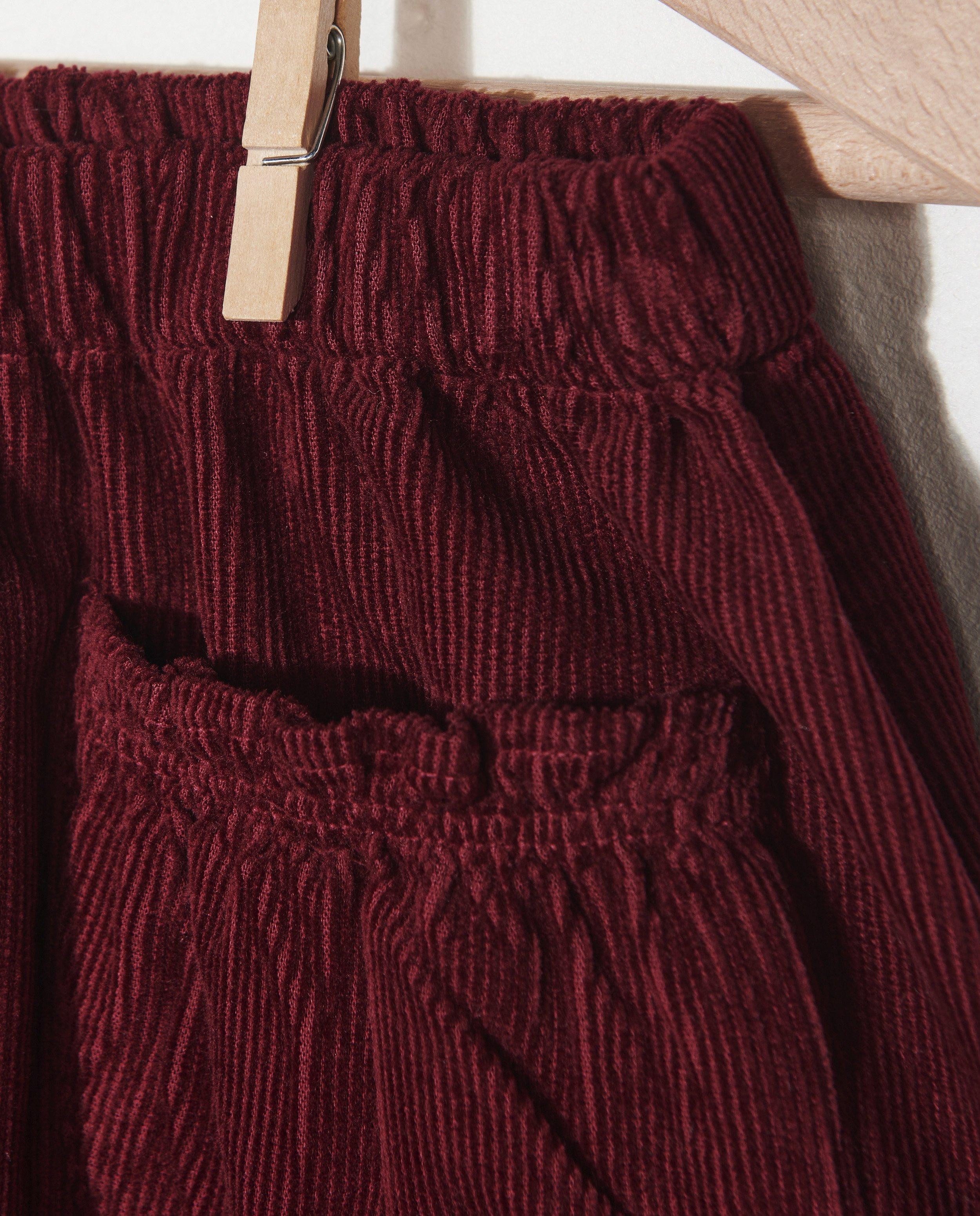 Pantalon en velours c&ocirc;tel&eacute; Enfants - D&eacute;tails du produit - rose fonc&eacute; - image num&eacute;ro 3