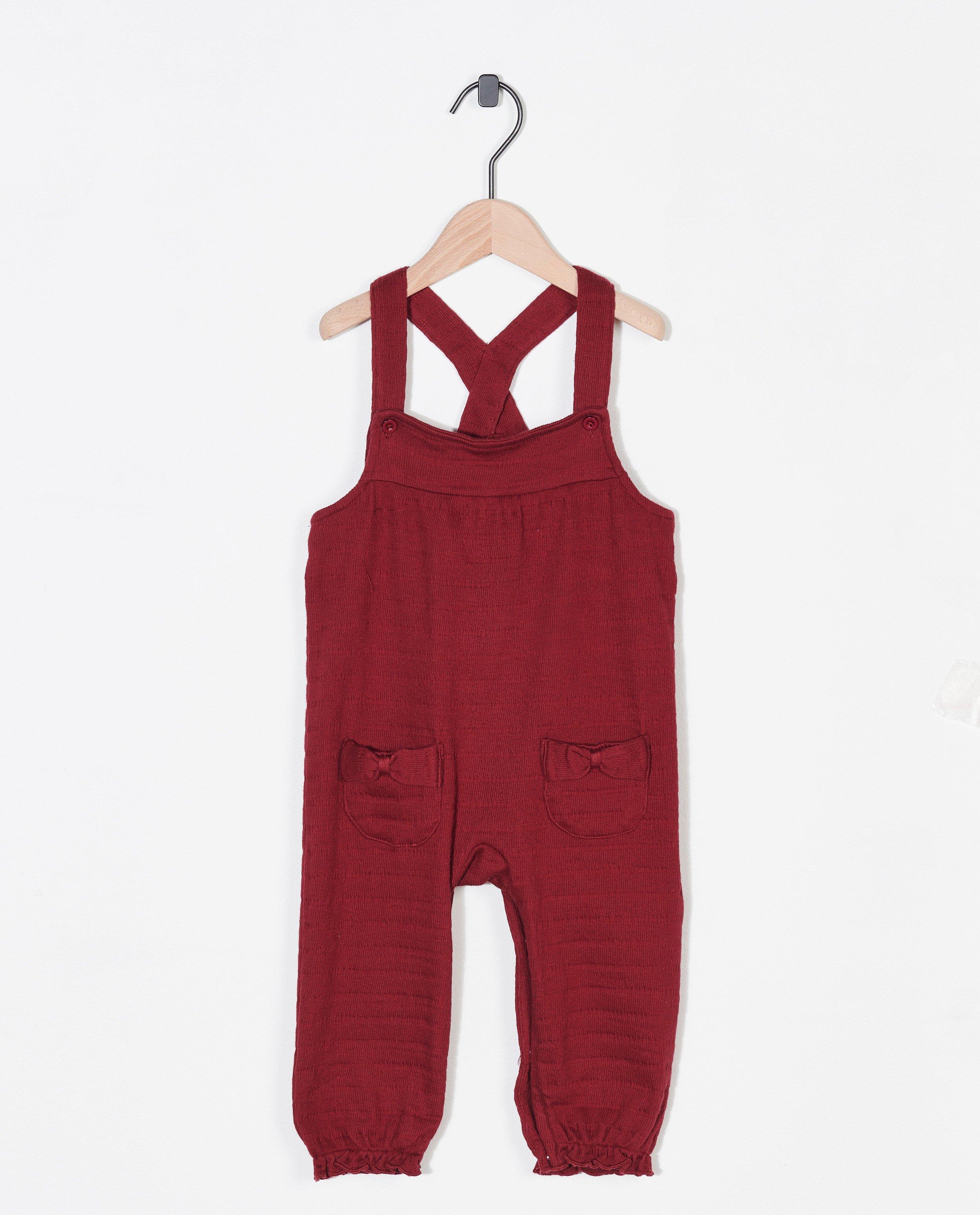 Salopette bordeaux Enfants - stretch - Enfant