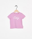 T-shirt en coton bio à inscription (NL) - stretch - Cuddles and Smiles