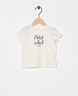 T-shirt en coton bio à inscription (FR) - stretch - Cuddles and Smiles