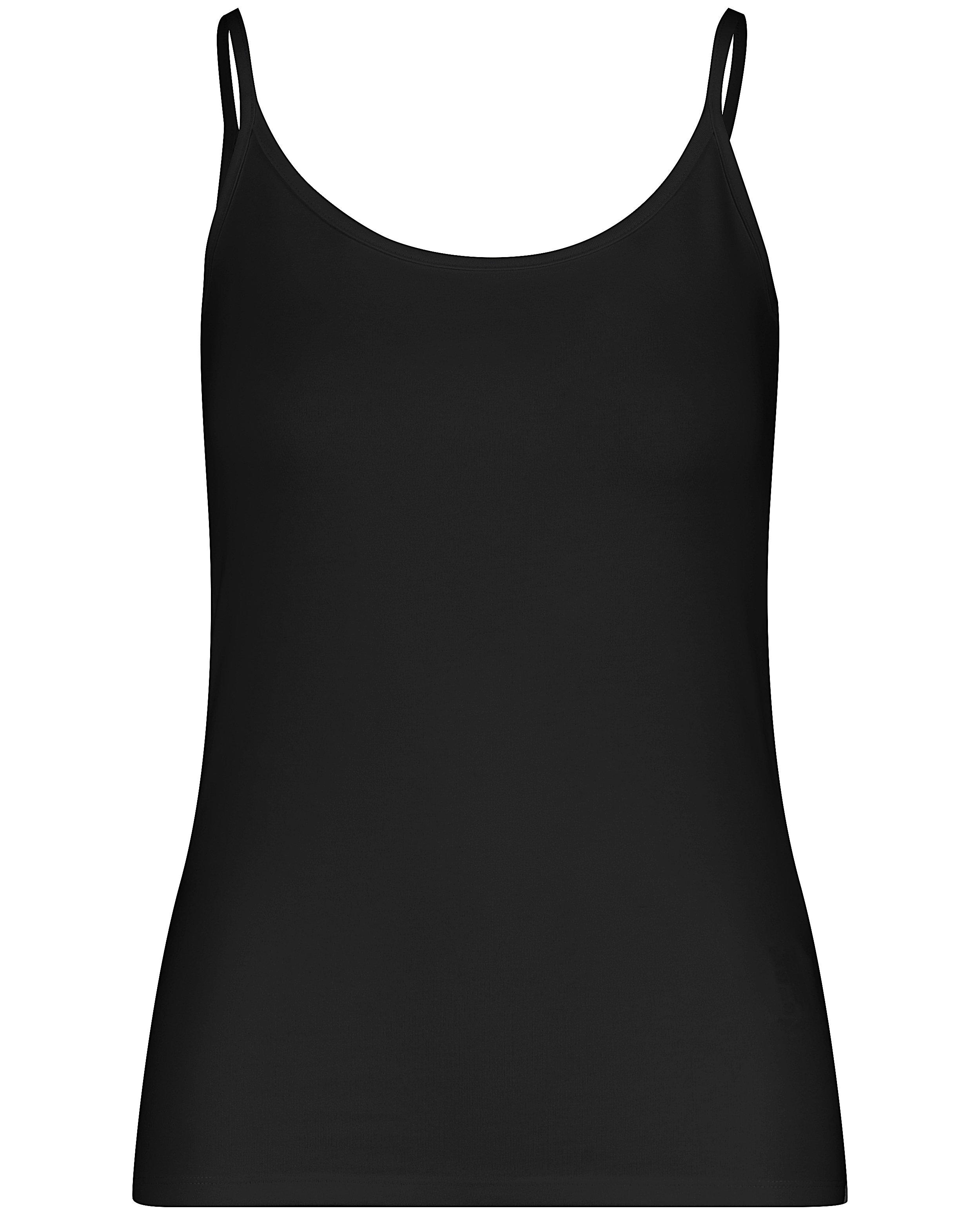 T-shirts - Zwarte top van biokatoen Sora