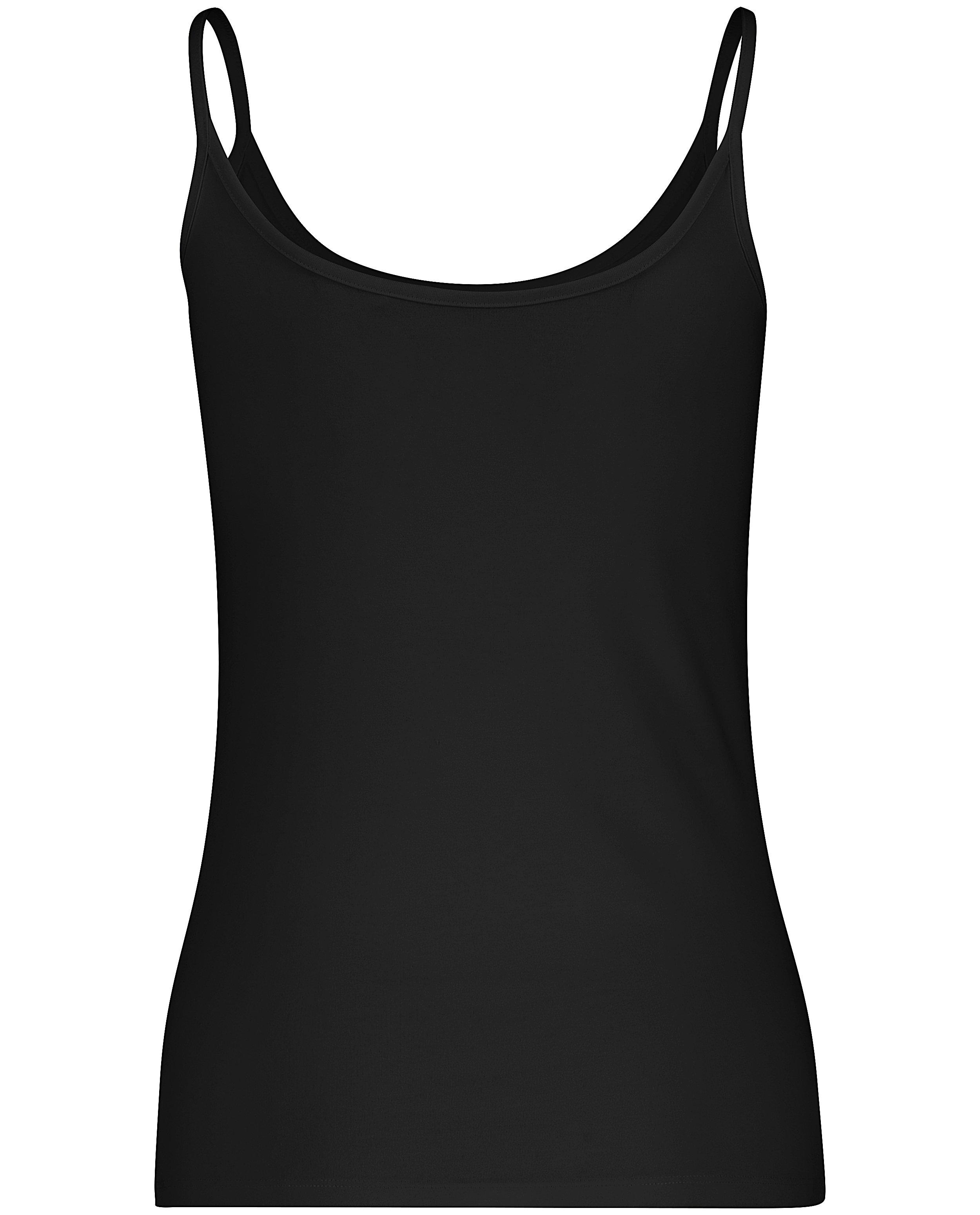 T-shirts - Zwarte top van biokatoen Sora