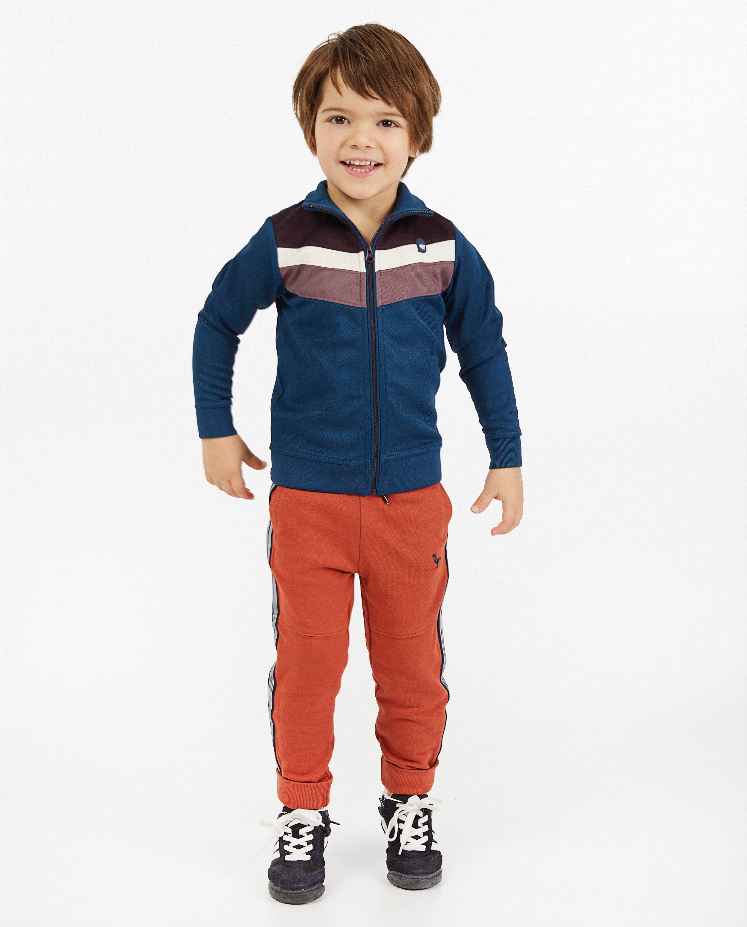 Blauw vest 4funkyflavours - met strepen - 4funkyflavours