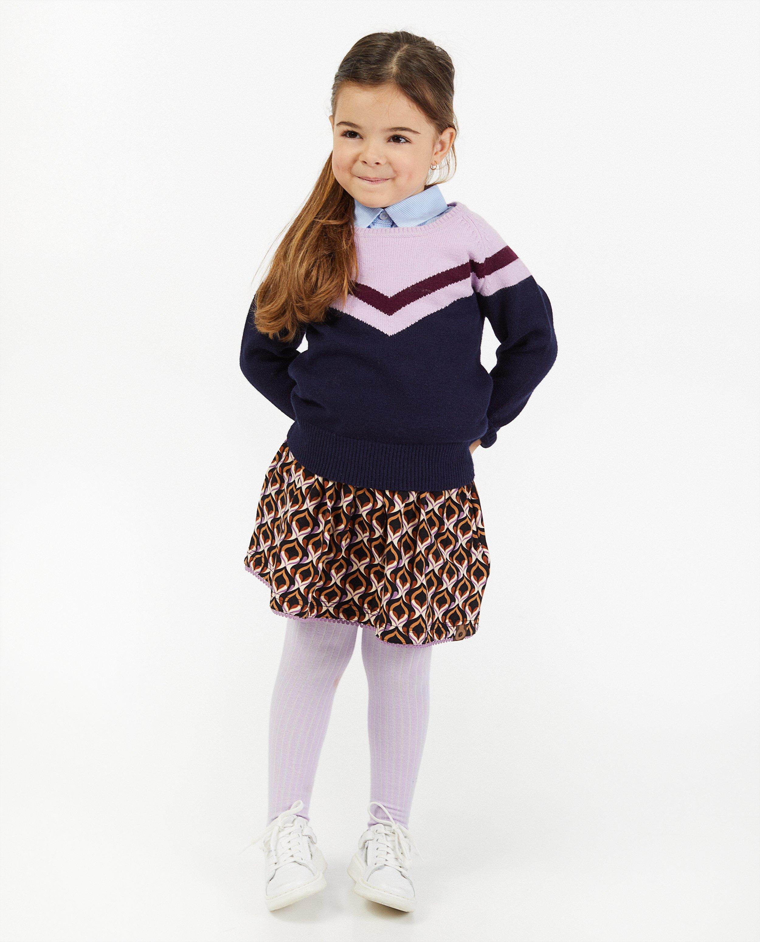 Pull bleu et lilas 4funkyflavours - en fin tricot - 4funkyflavours