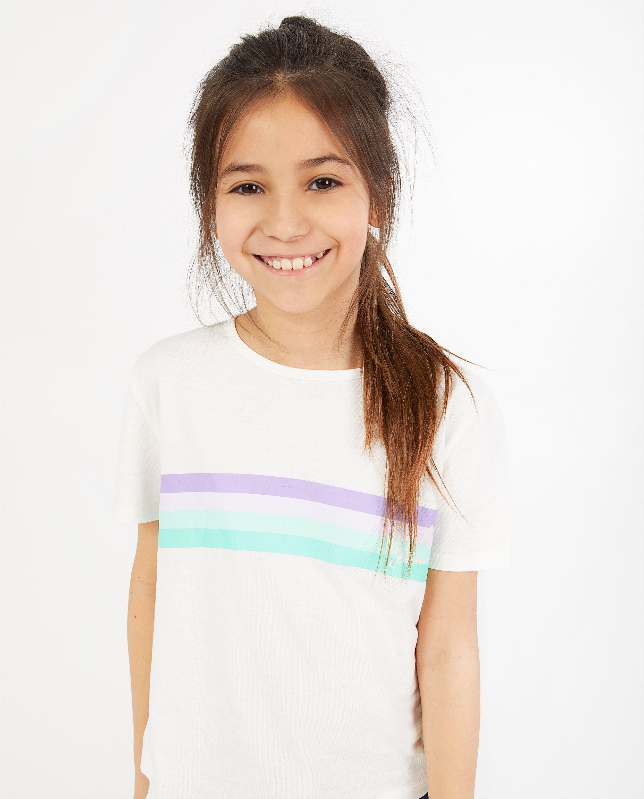 T-shirts - T-shirt blanc à rayures BESTies