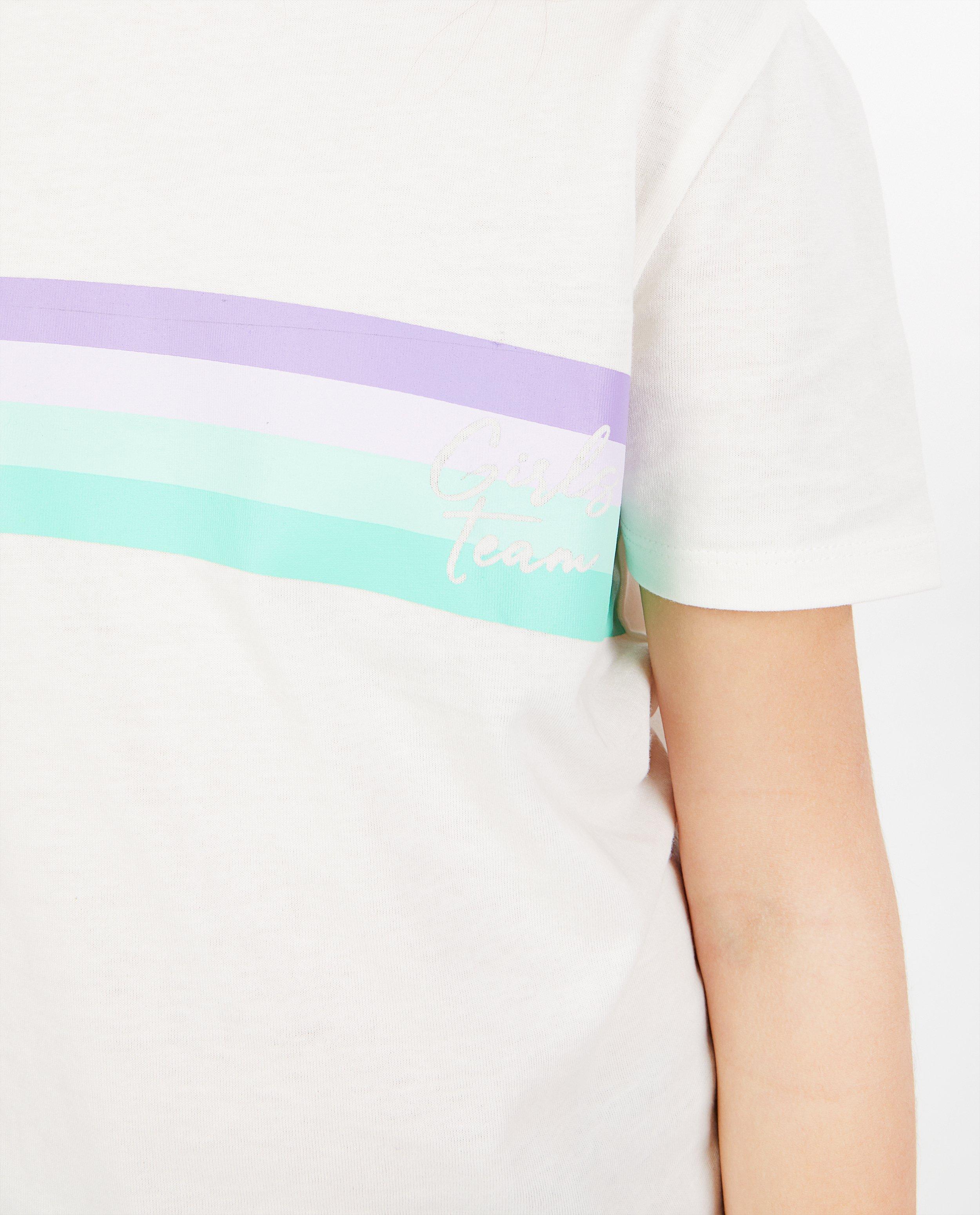 T-shirts - T-shirt blanc à rayures BESTies