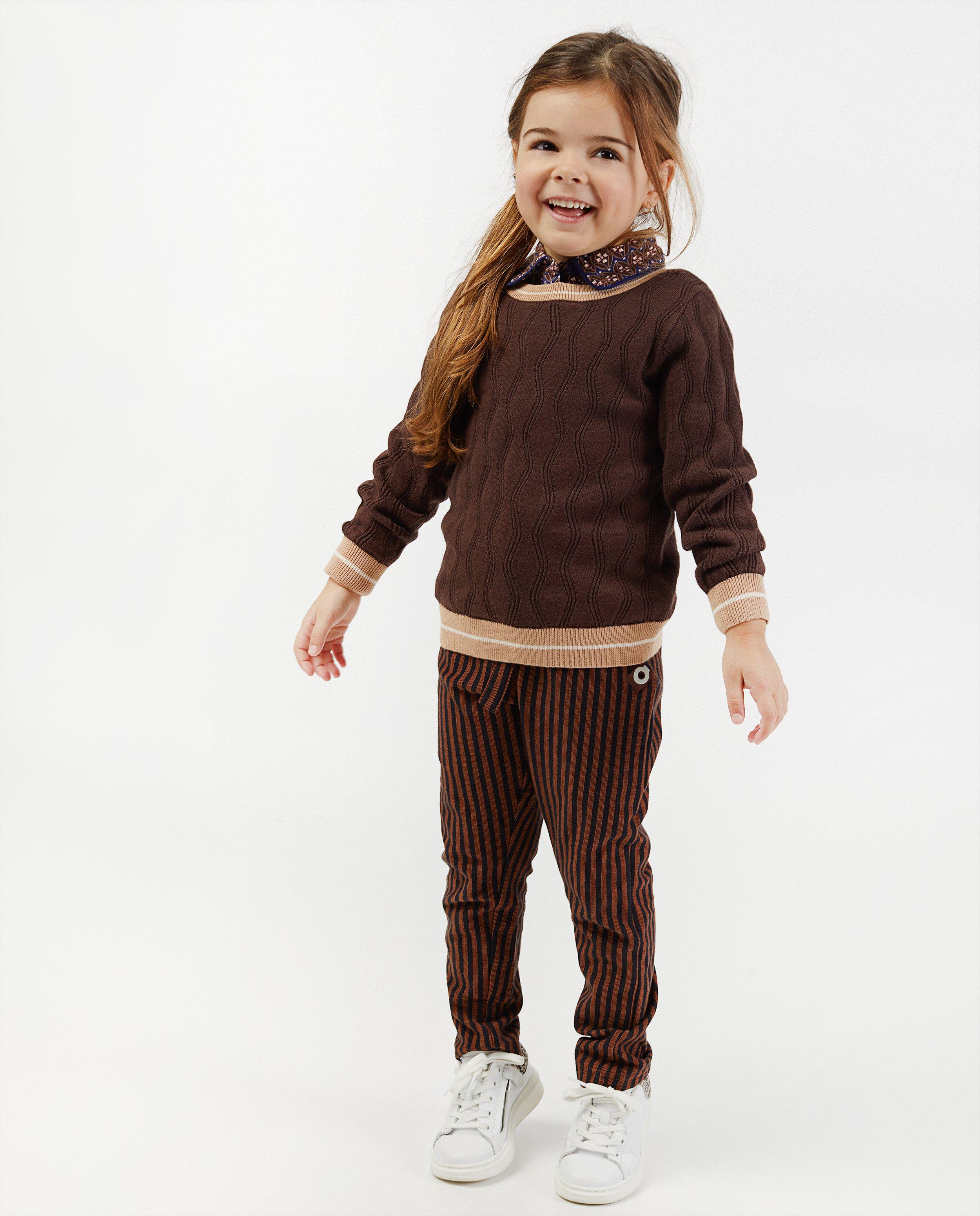 Pull brun 4funkyflavours - à motif tricoté - 4funkyflavours