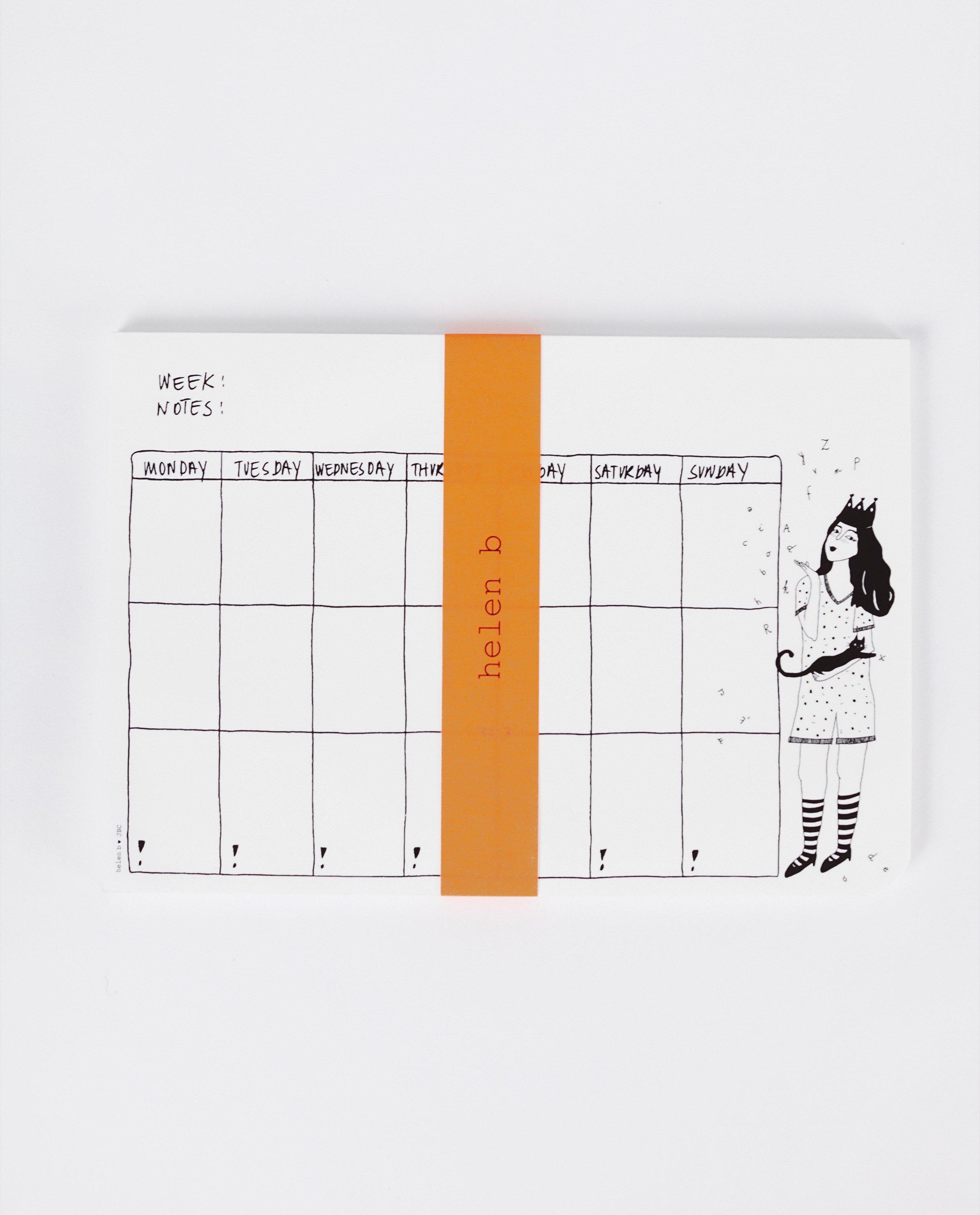 Weekplanner helen b - local market - JBC